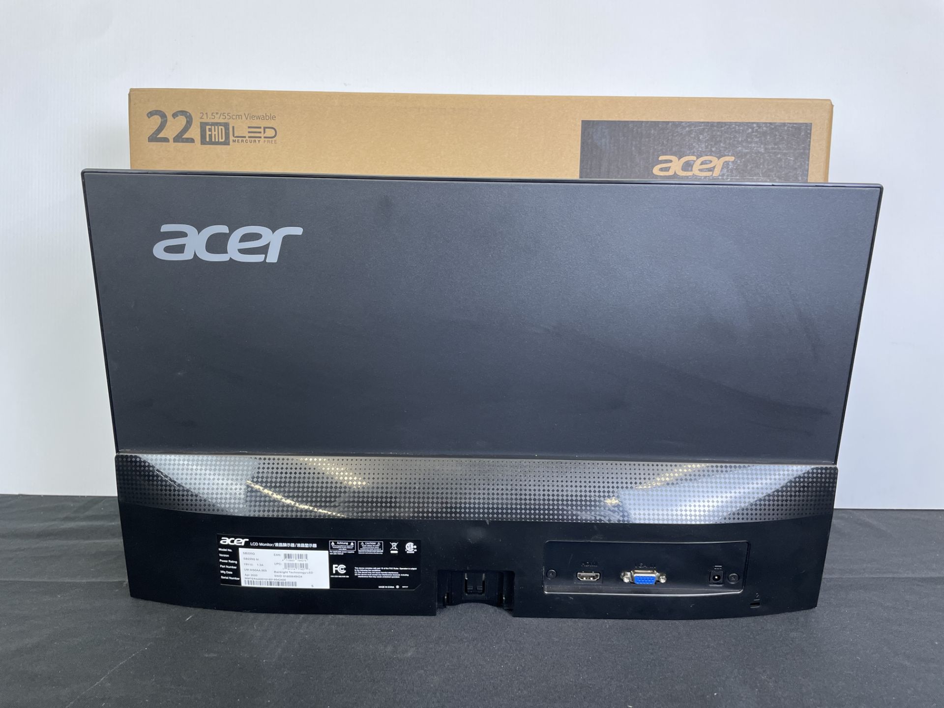 (12) NIB Matching Acer 22" Flat Panel Monitors - Image 5 of 5