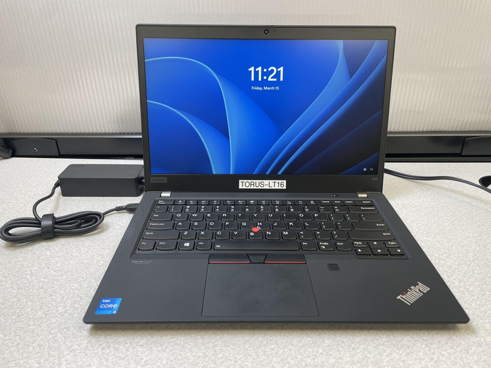 Lenovo ThinkPad T14 Gen 2, Serial #: PF3KKAMP, Model #20W000T9US 11th Generation Intel Core i5-1135G - Image 2 of 2