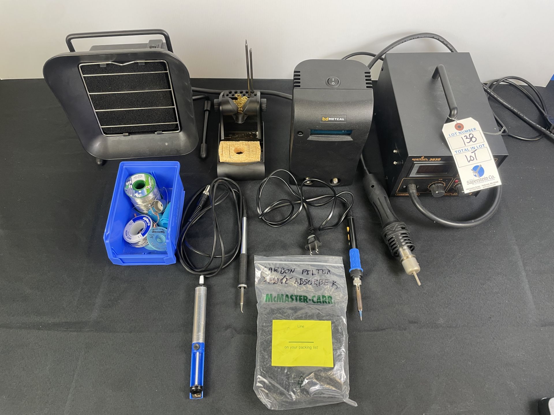 {LOT} Metcal & Sparkfun Soldering Stations w/Ventfan - Image 2 of 10