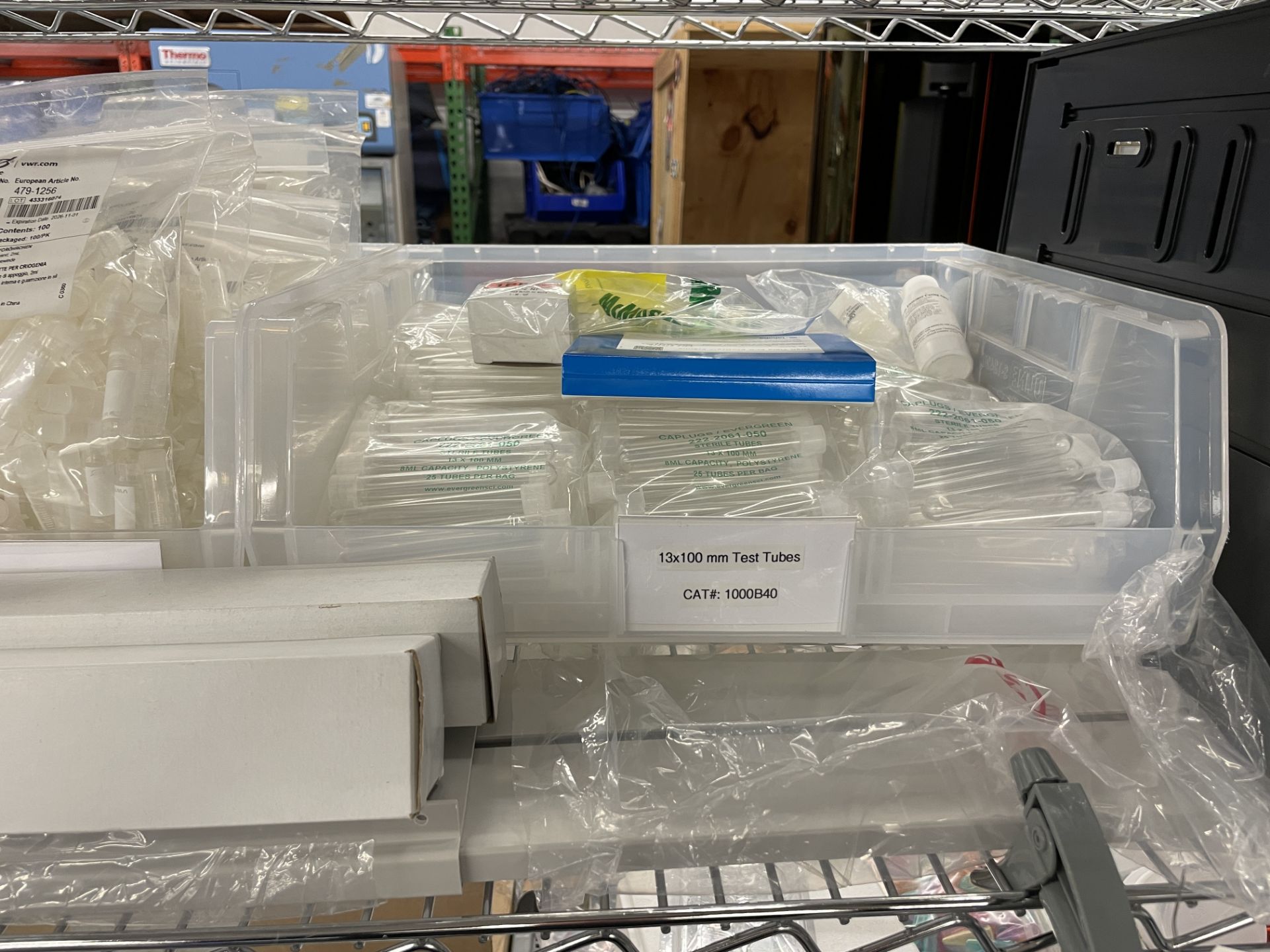 {LOT} Asst Lab Consumables on 1 Section of Erecta Shelving (Shelving Not Included) - Image 10 of 18
