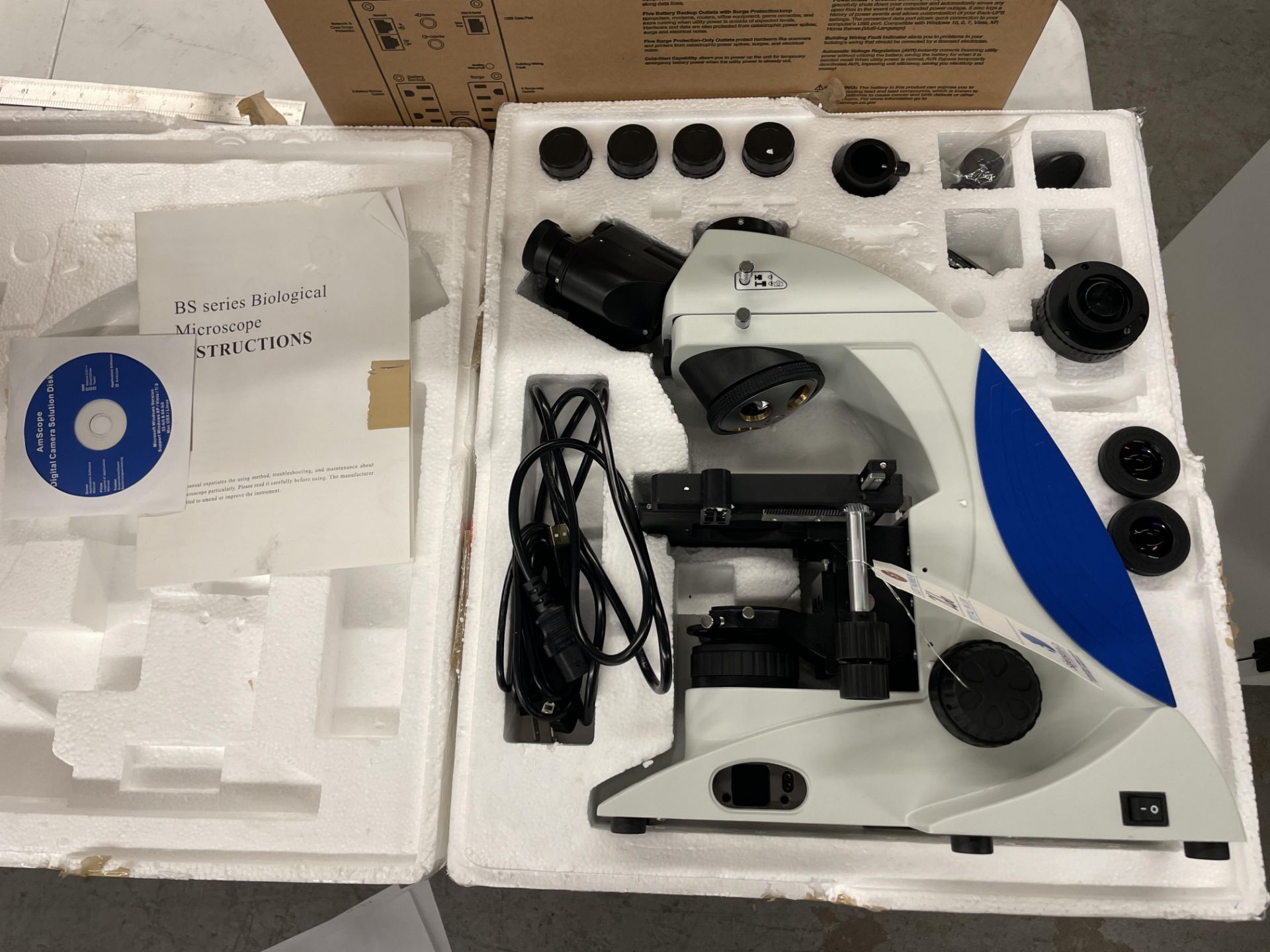 BS Series Biological Microscope w/ Manual and Software - Image 2 of 2