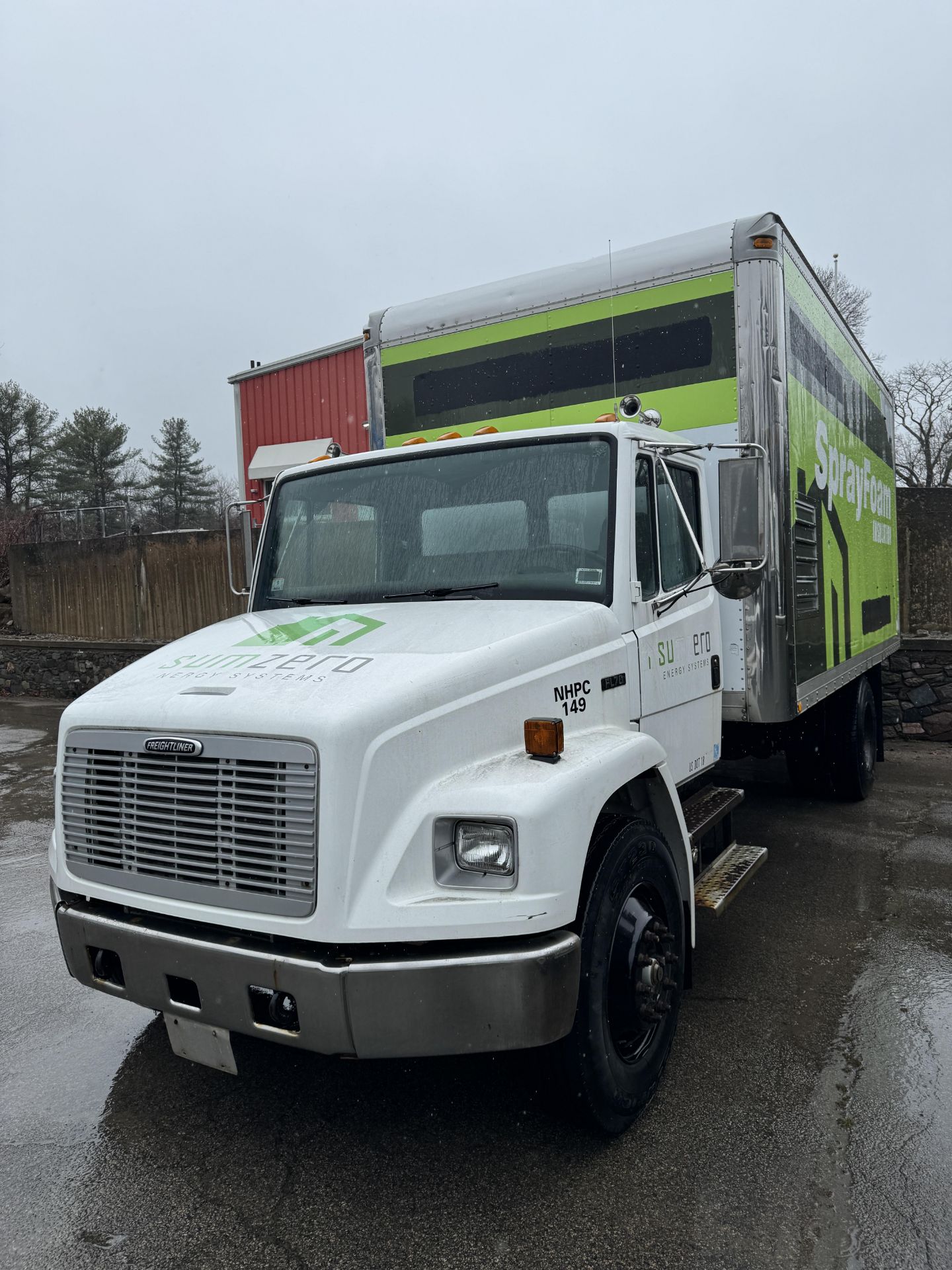 2003 Freightliner Medcon FL70 6 Wheel,16' Box Truck, 6 Speed Manual w/Side Door & Ramp, Odom:172,439