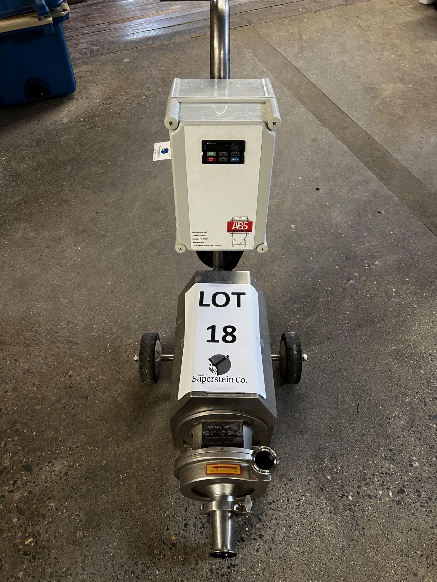 2018 ABS Sanitary Pump #YUY-L-304 (Located In Lancaster)