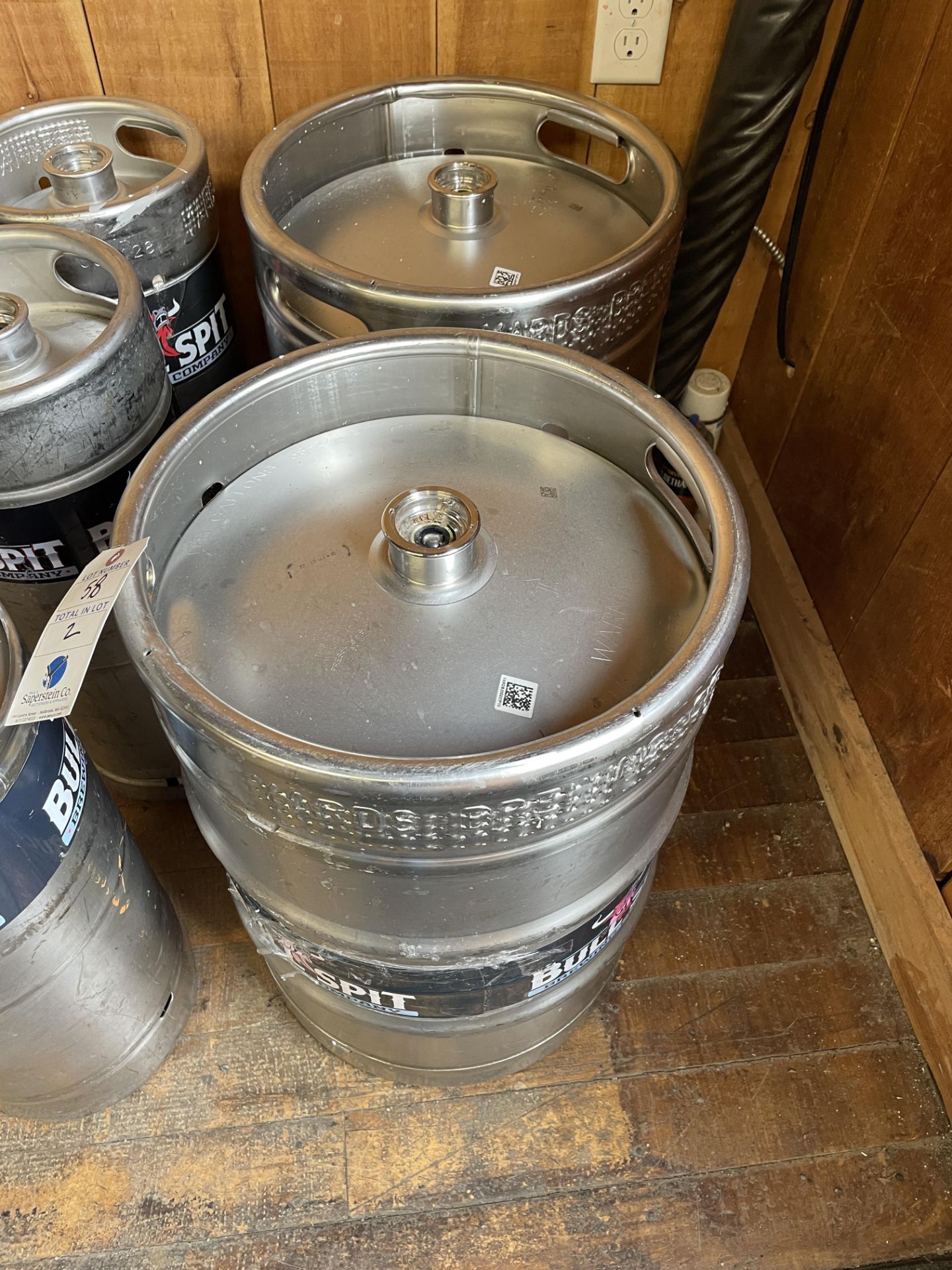 (2) 1/2 Kegs (15.5 Gallon) (Empty) (Located In Lancaster)