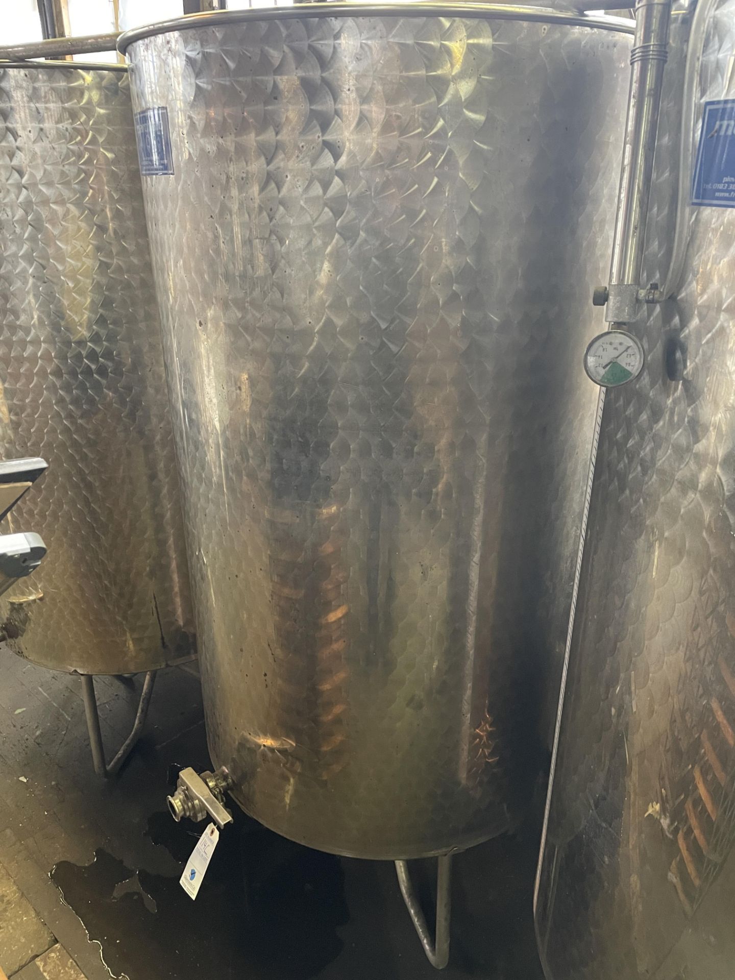 Marchisio 7 BBL (217 Gallon) Wine Fermenting Tanks (Located In Winchendon) - Image 2 of 4