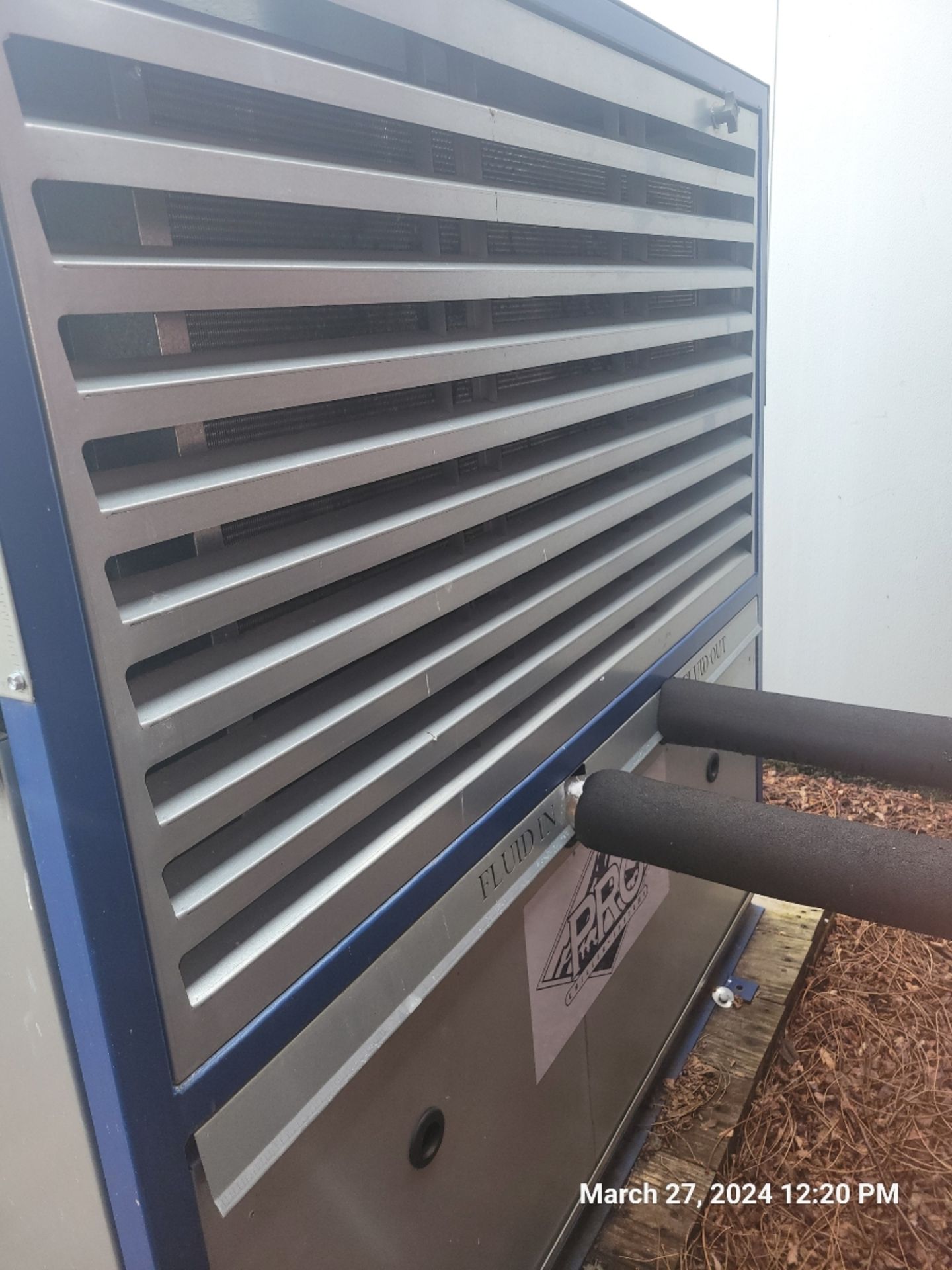 2019 Pro Chilstar Series Refrigeration Chiller Model: PE105F1R420-A-VB, 208V, 60Hz, Refrig: R404A - Image 4 of 5