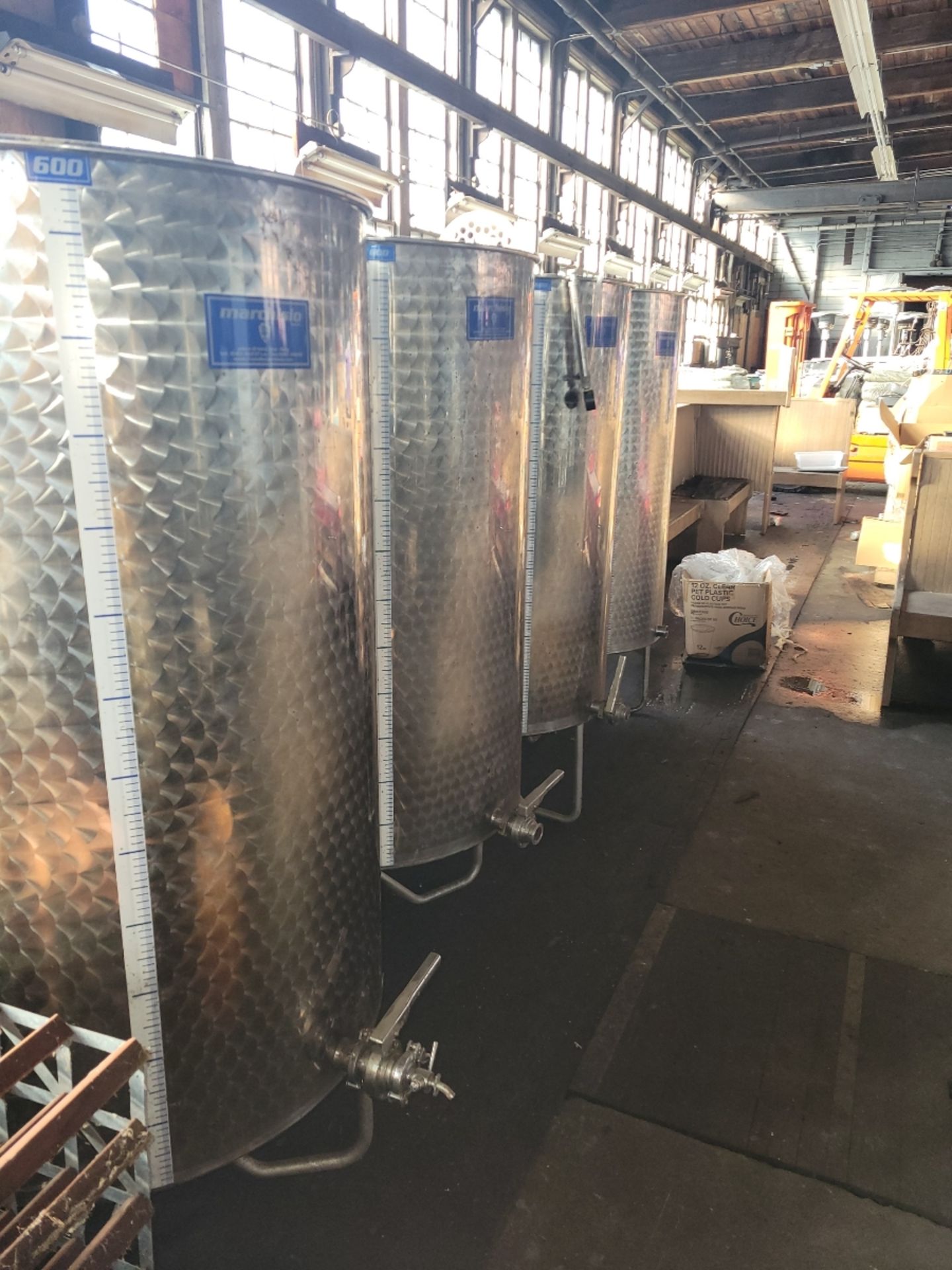 Marchisio 7 BBL (217 Gallon) Wine Fermenting Tanks (Located In Winchendon) - Image 2 of 3