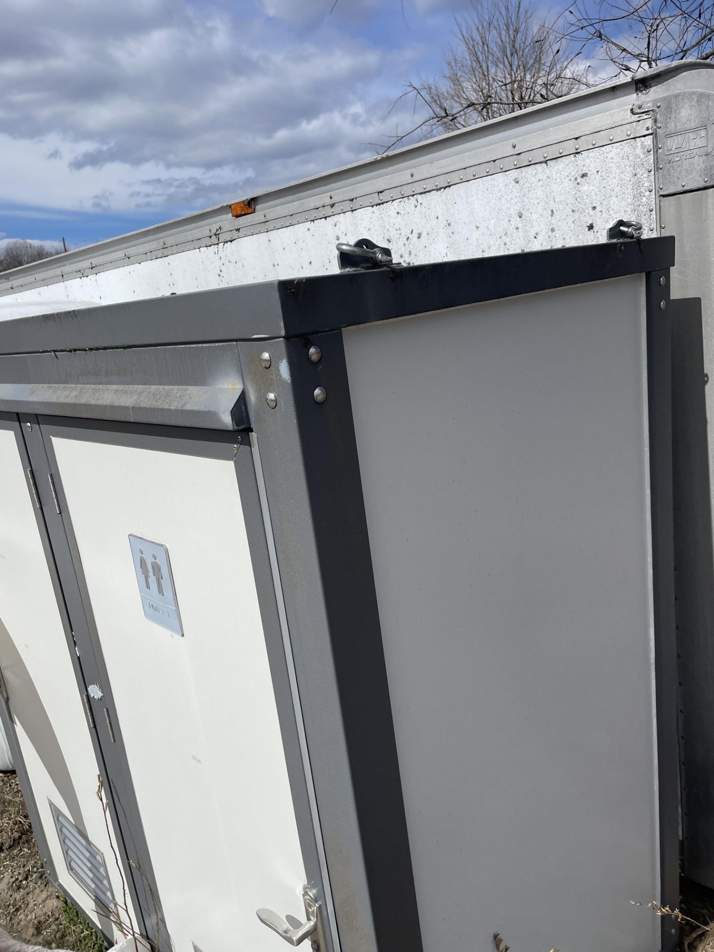 (UNUSED) Portable 2 Stall Restroom w/ Fork Slot and Lifting Hook (Located In Lancaster) - Image 6 of 6