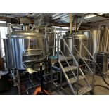 2019 ABS 7BBL Jacketed Brewhouse C/O: ABS DME 7BBL Mash Turn and 7BBL Steam Kettle, ABS Brew House