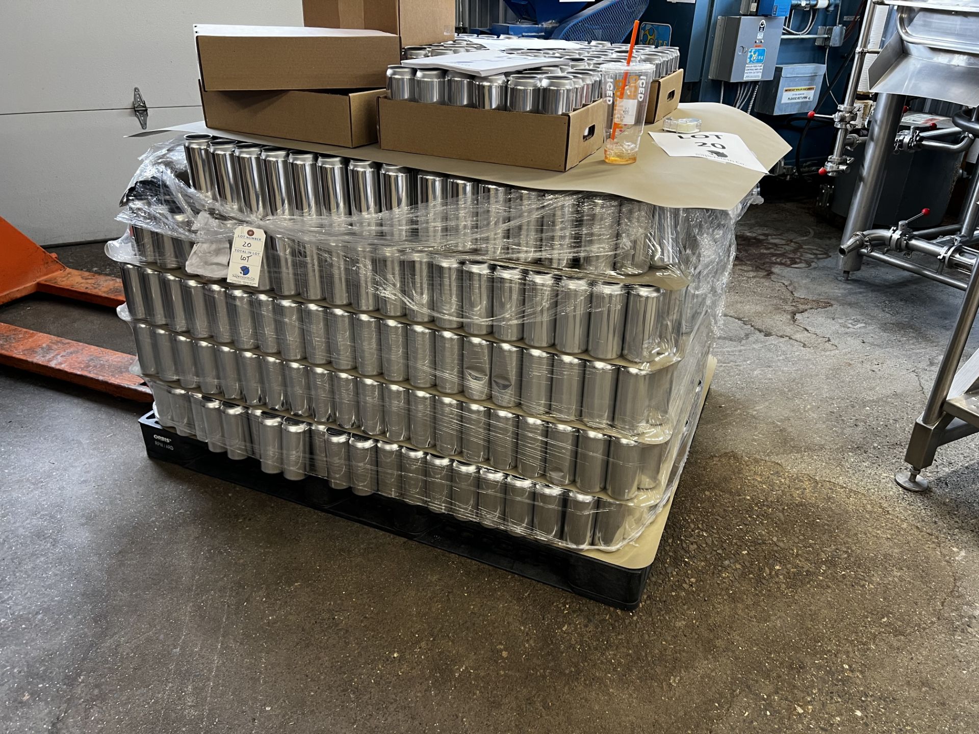 (Lot) 1 Pallet Of Unused New 16oz Cans (Located In Lancaster)
