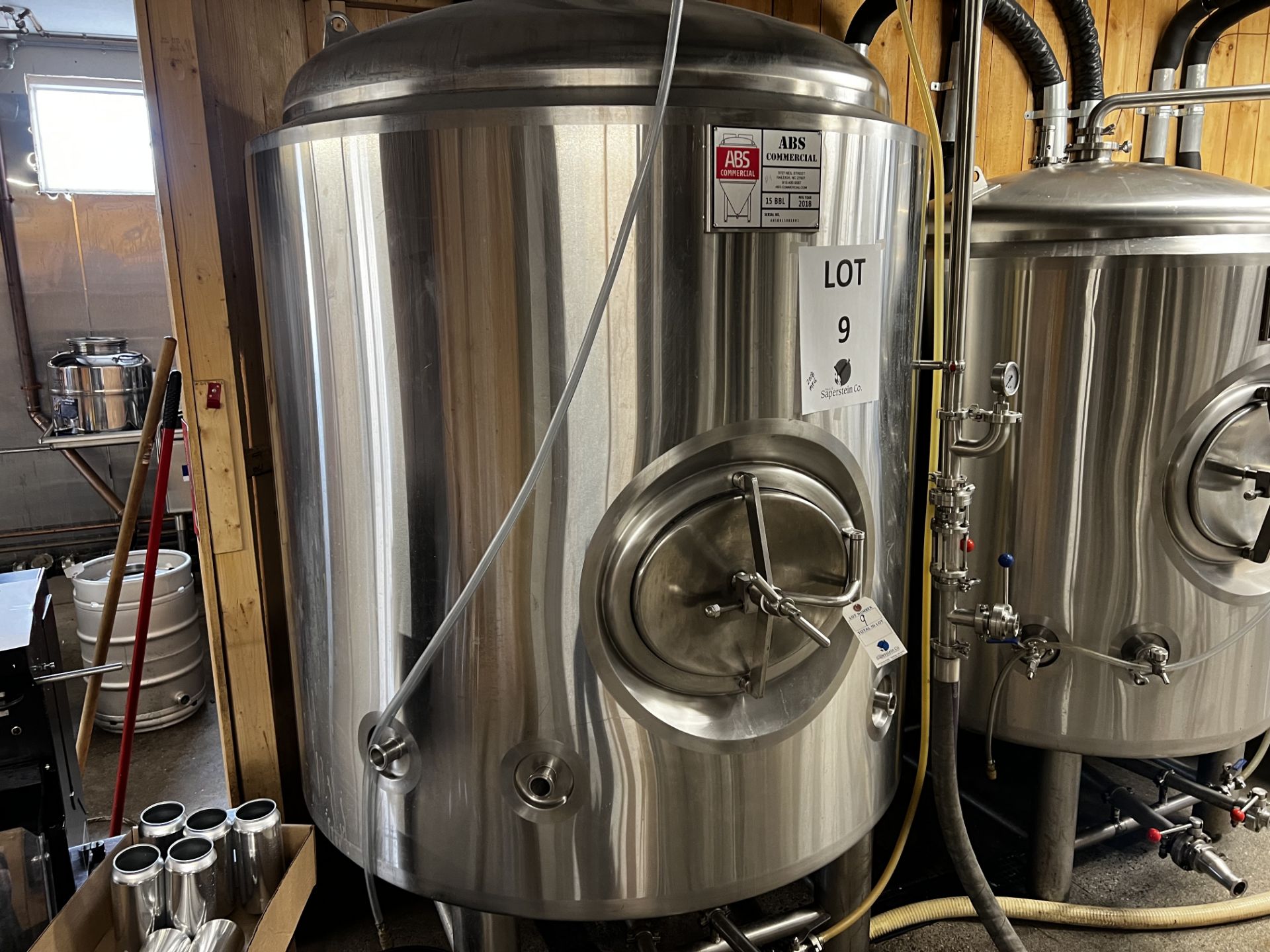 2018 ABS 15BBl Jacketed Brite Tank (SEE PICTURE #2 WITH FULL SPEC SHEET) (Located In Lancaster) - Image 2 of 3