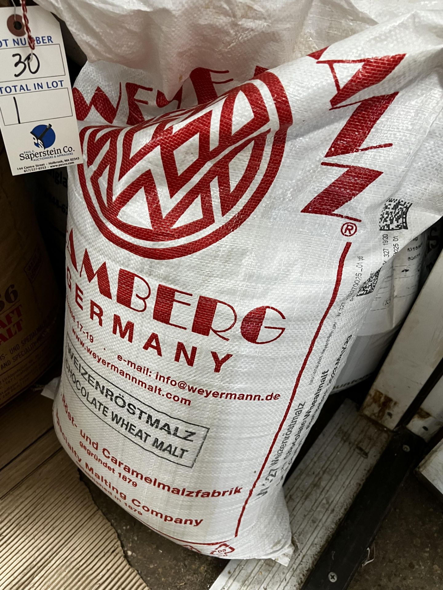 (1) Bag Of Banberg Chocolate Wheat Malt (Located In Lancaster)