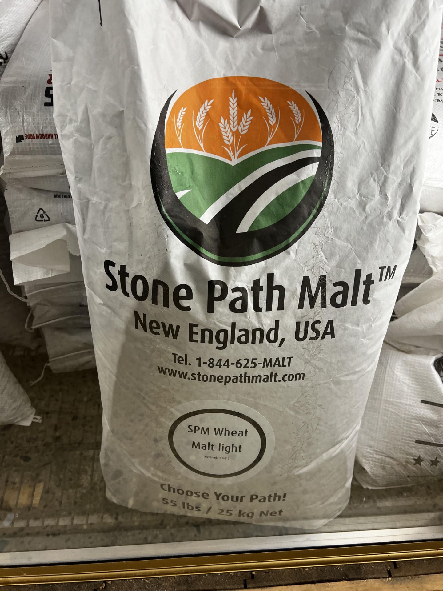 (1) 55Lb Bag Stone Path Wheat Malt Light (Located In Lancaster)