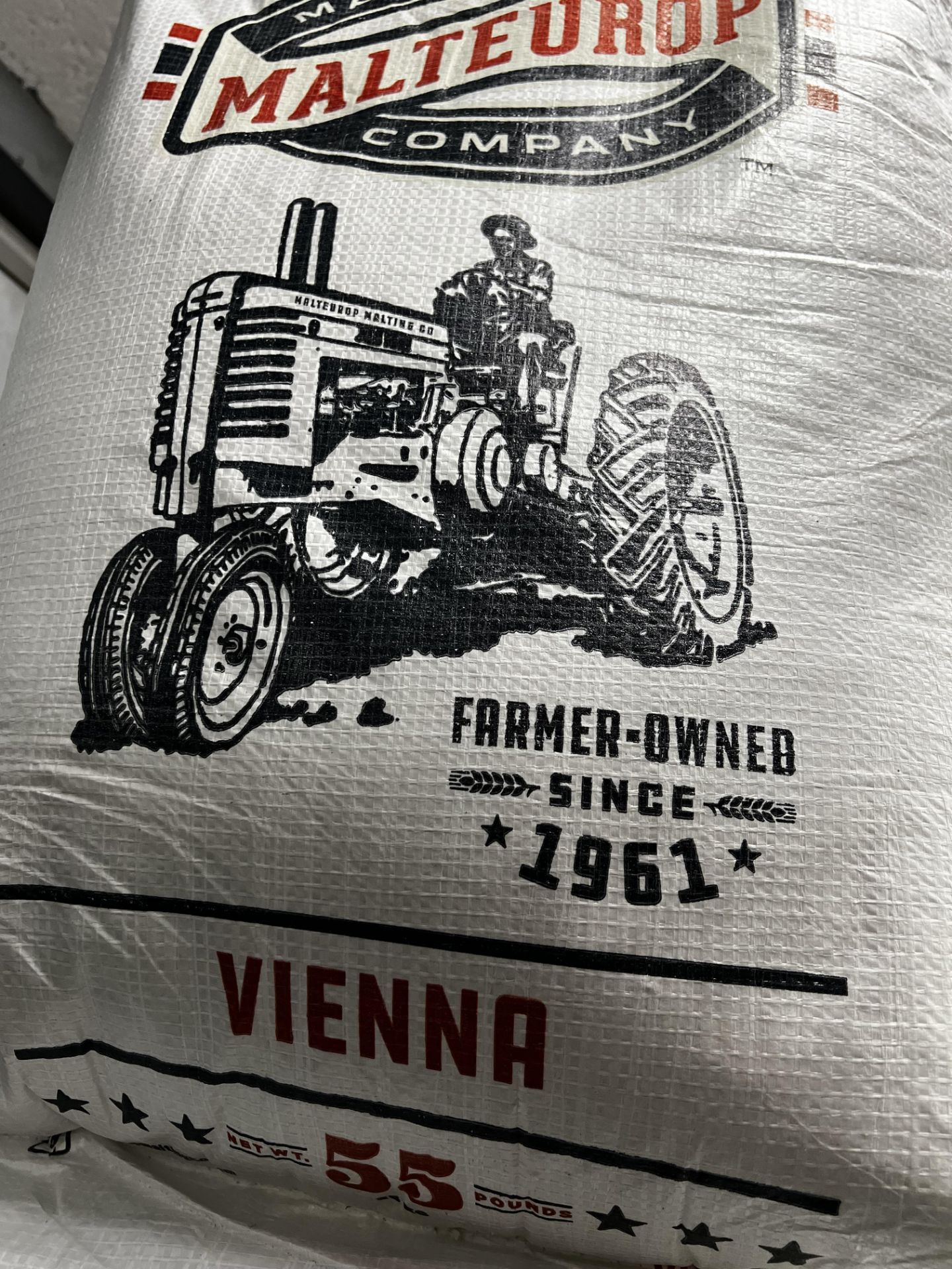 (8) 55Lb Bags of Malteurop Vienna (Located In Lancaster)