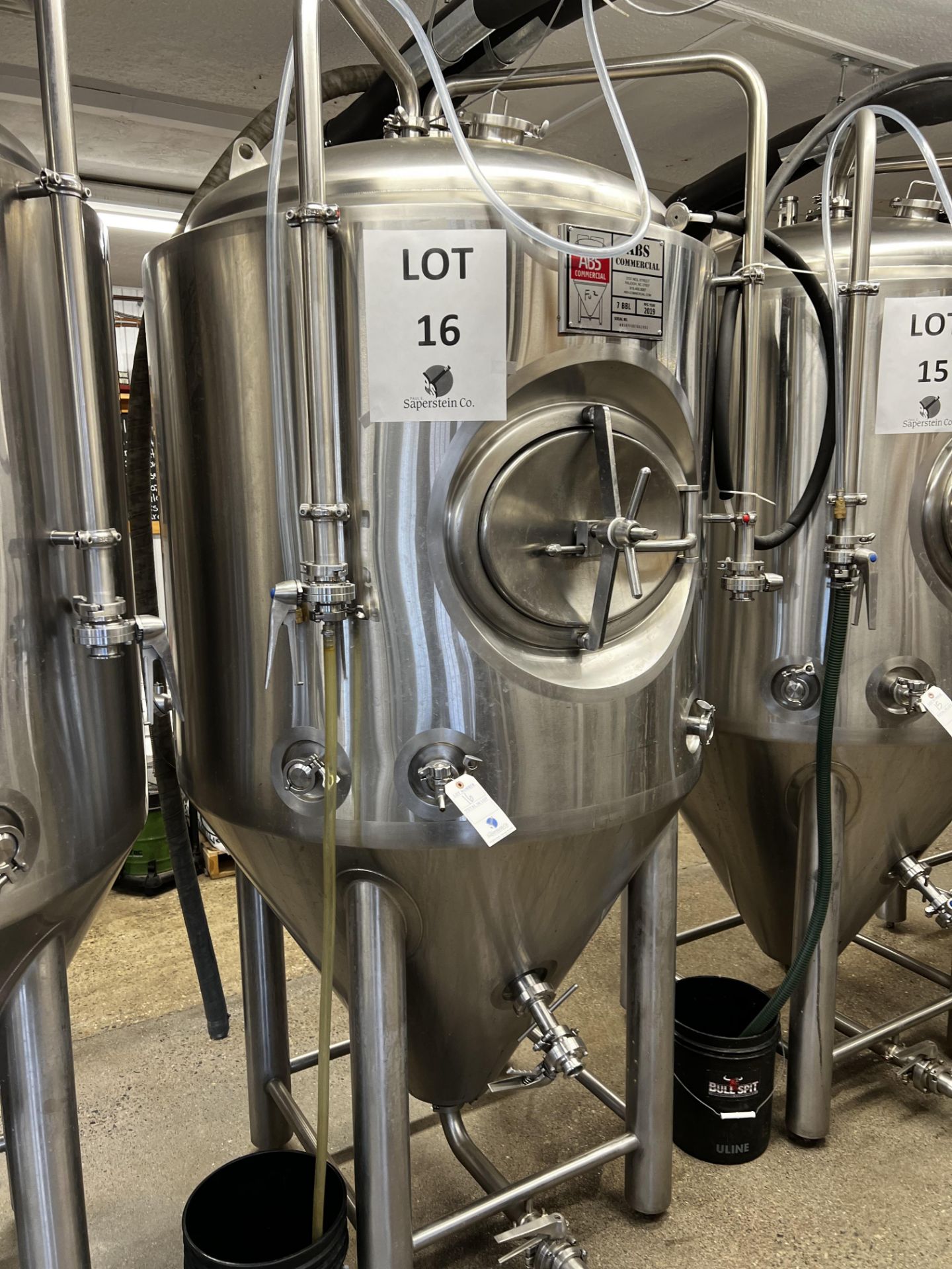 2019 ABS 7BBL Jacketed Fermenting Tank (SEE PICTURE #2 WITH FULL SPEC SHEET) (Located In Lancaster)