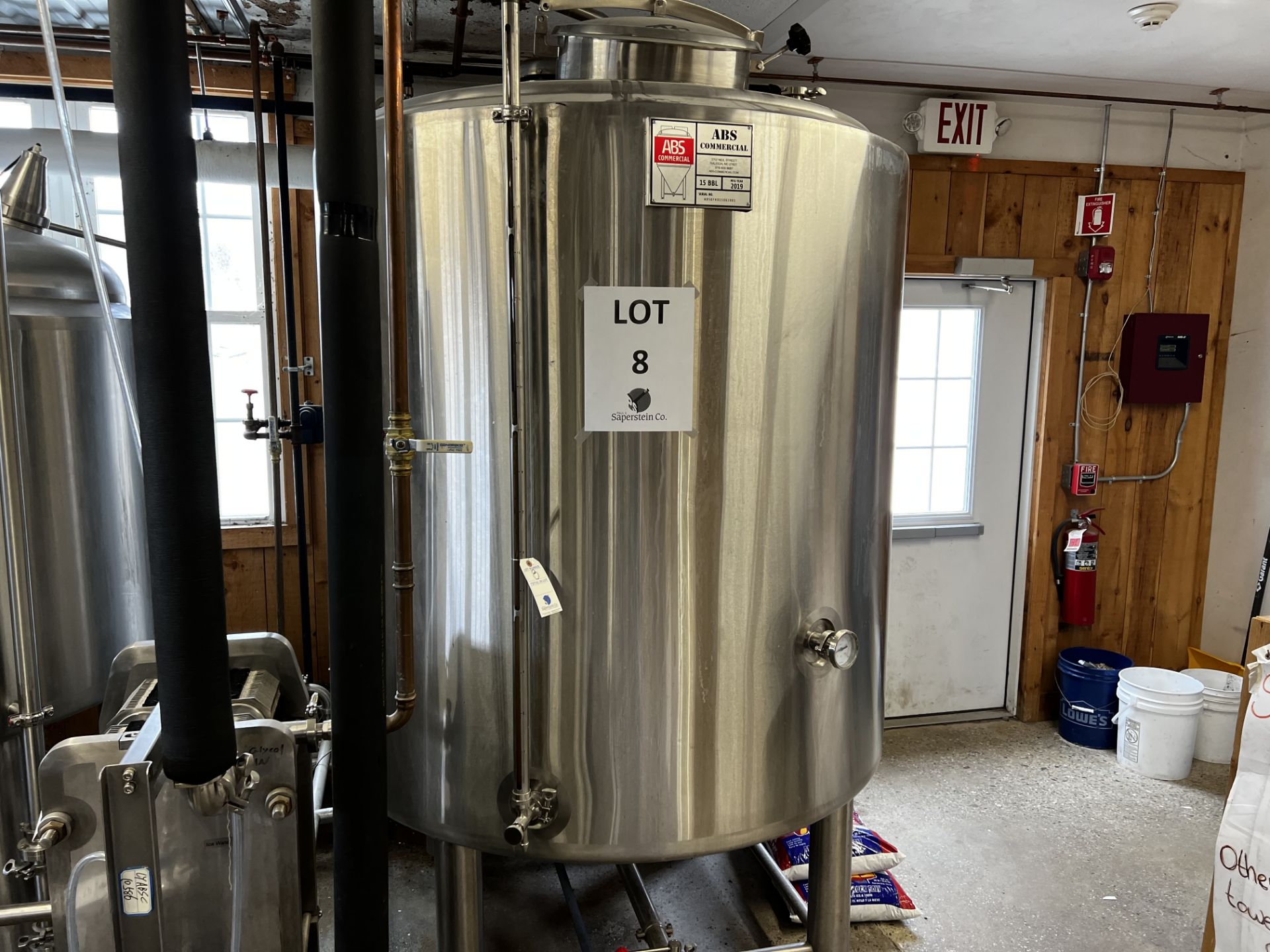 2019 ABS 15BBL Jacketed Hot/Cold Liquid Tank (SEE PICTURE #2 WITH FULL SPEC SHEET) (Located In - Image 2 of 4