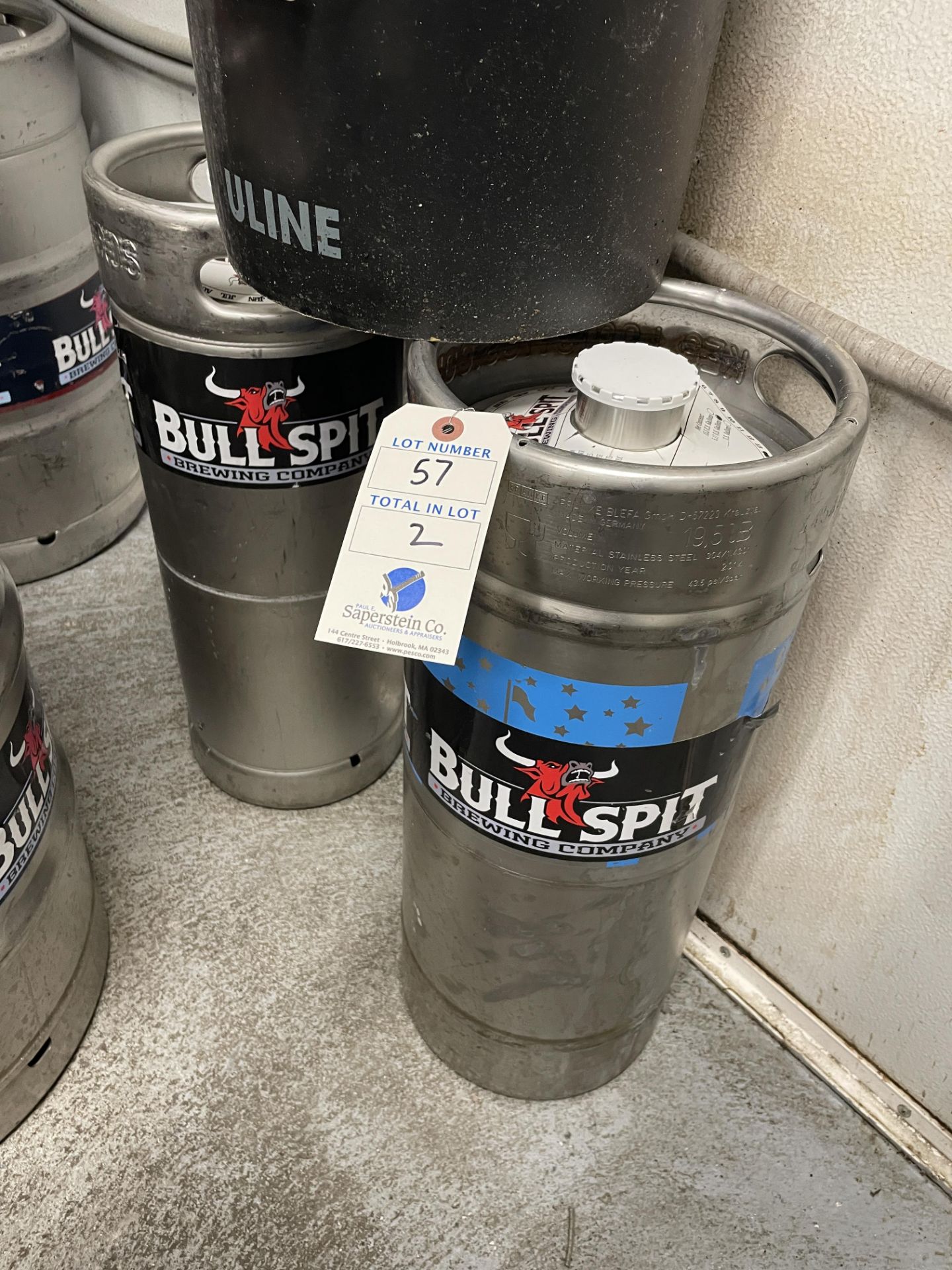 (2) 1/6th Size Keg (Filled with Product) (Located In Lancaster)