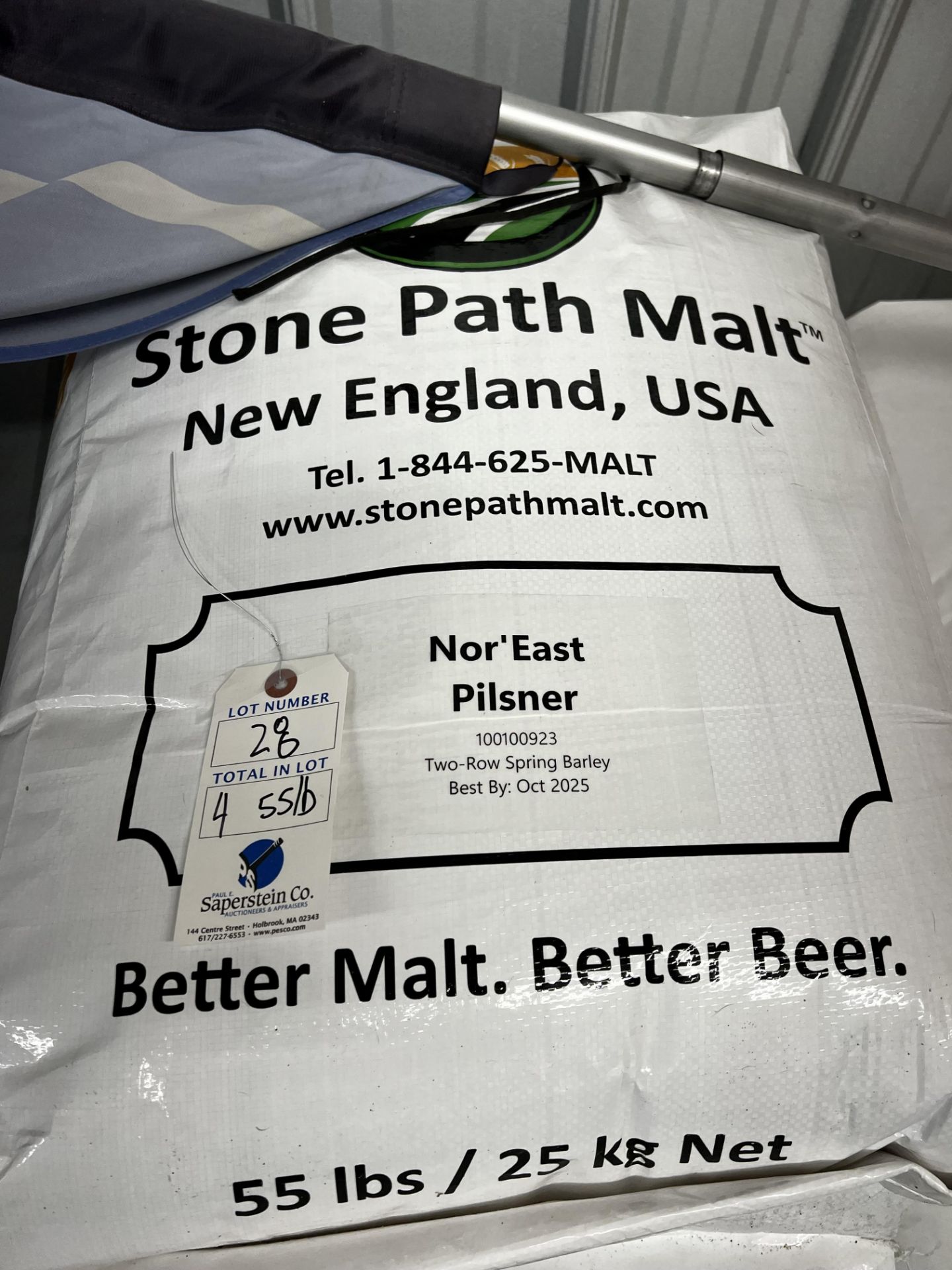 (4) 55Lb. Bags Of Stone Path 2-Row Spring Barley (Located In Lancaster)