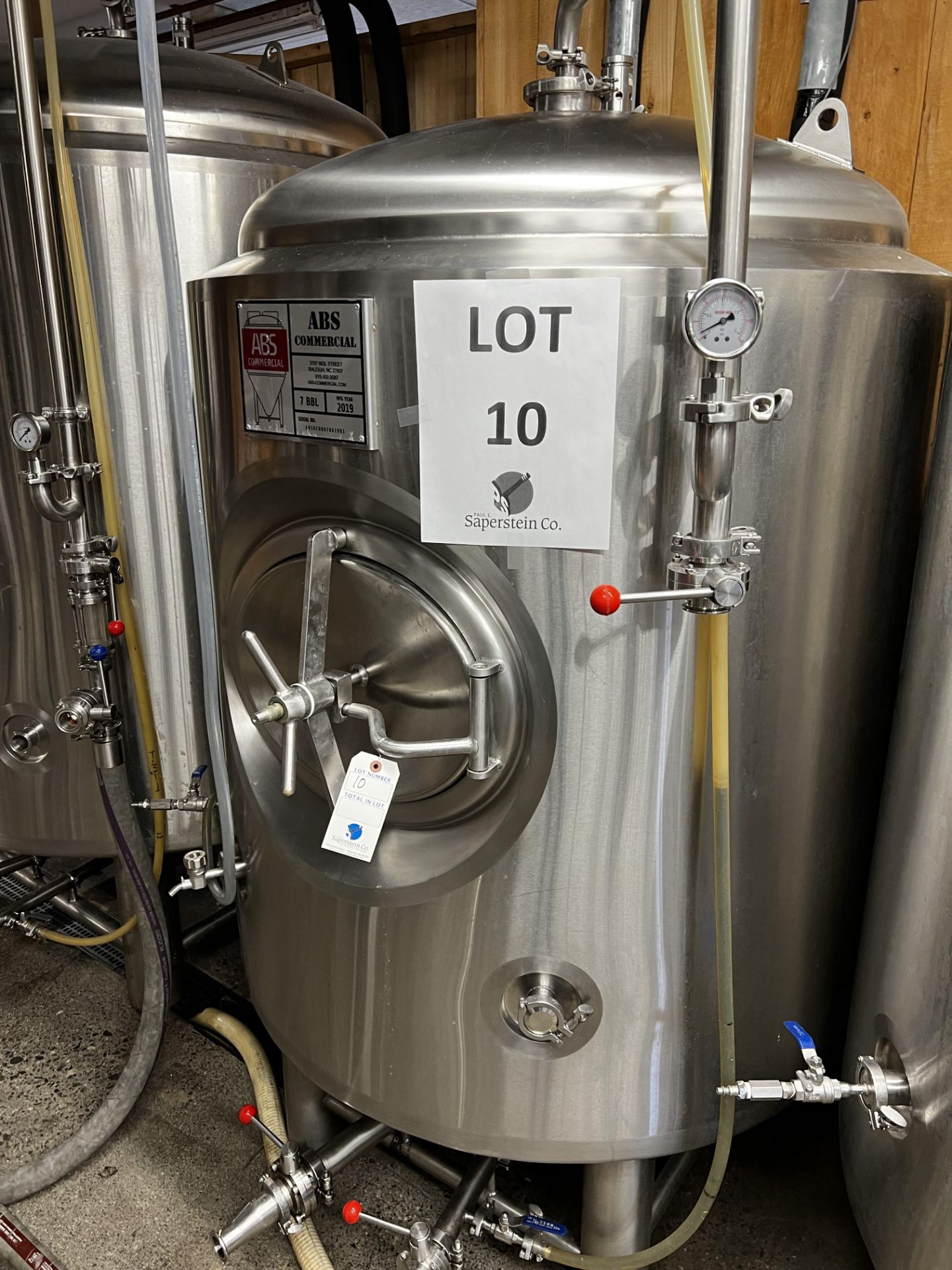 2019 ABS 7BBl Jacketed Brite Tank (SEE PICTURE #2 WITH FULL SPEC SHEET) (Located In Lancaster)