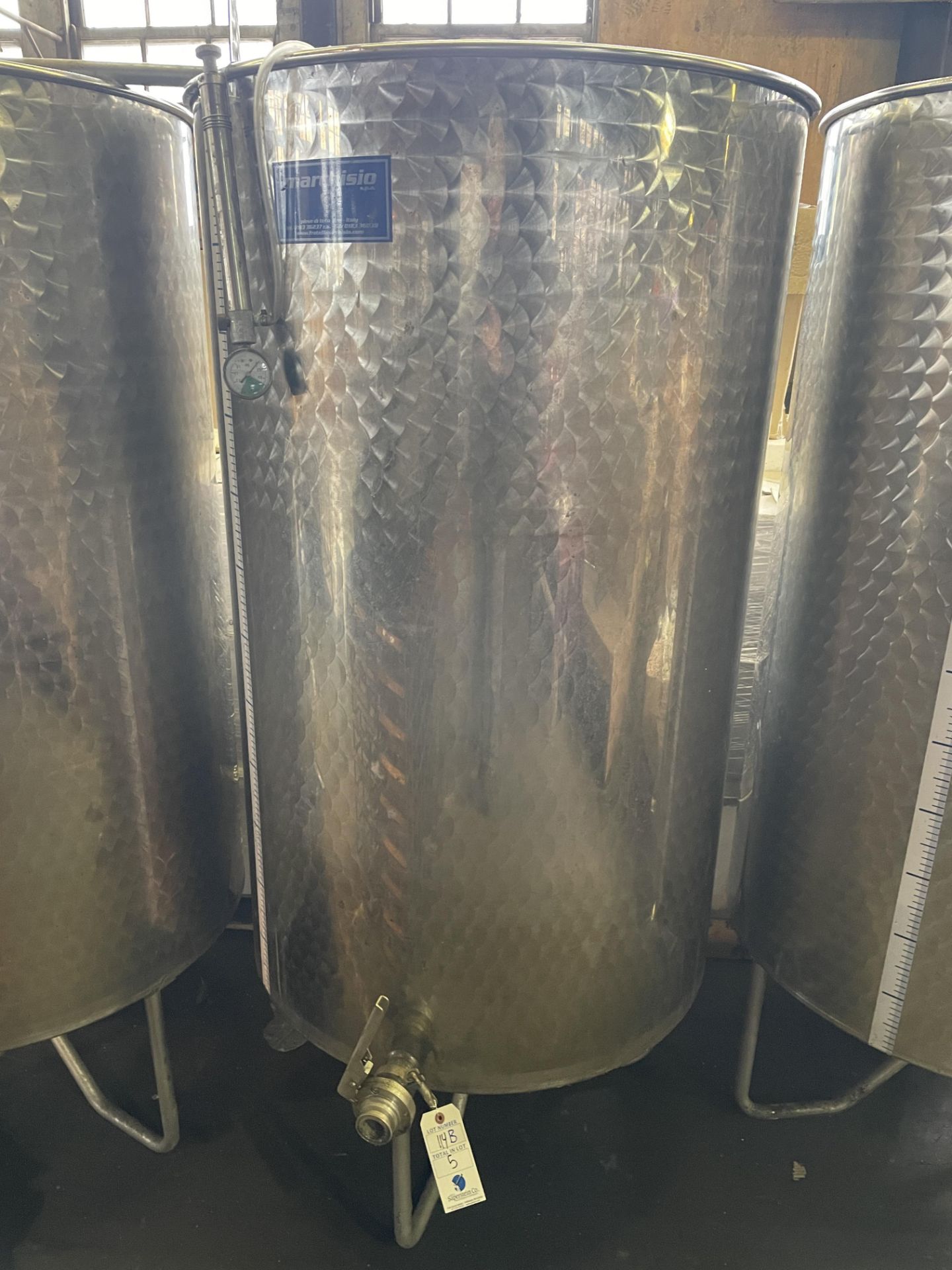 Marchisio 7 BBL (217 Gallon) Wine Fermenting Tanks (Located In Winchendon)