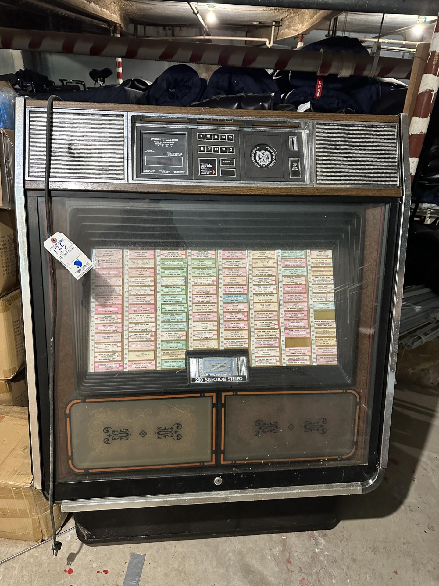 Rowe Ami Coin Operated Jukebox w/200 Selection - Year Unknown & No Key - Image 2 of 5