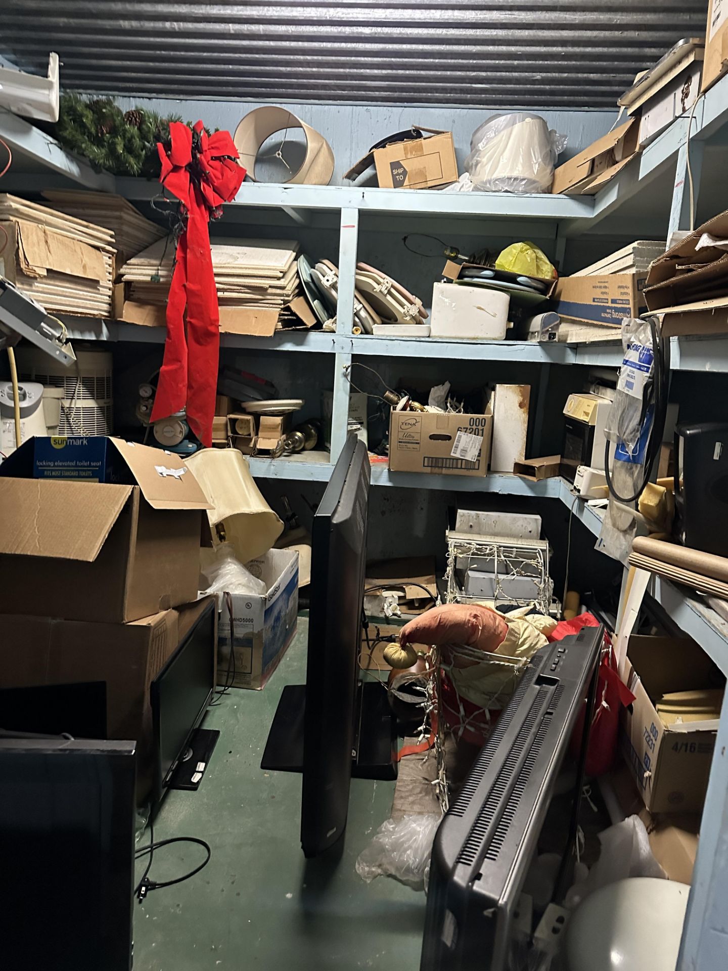 {LOT} Asst. TV's, As Is Parts & Building Supplies