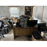 {LOT} Entirety of 1 office On Top Floor - Toner, Laptops, Printers, PosiFlex, - See Pics