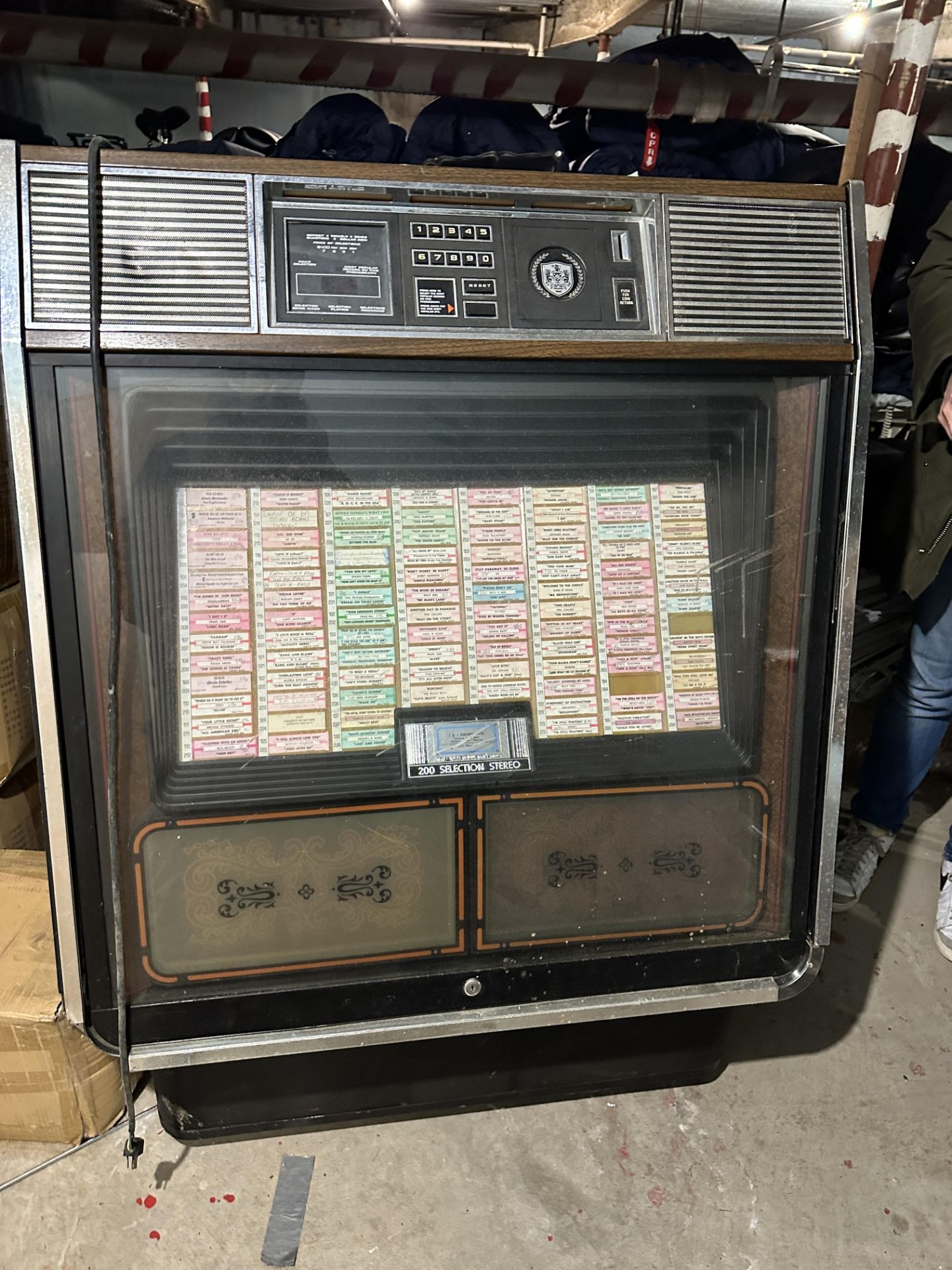 Rowe Ami Coin Operated Jukebox w/200 Selection - Year Unknown & No Key