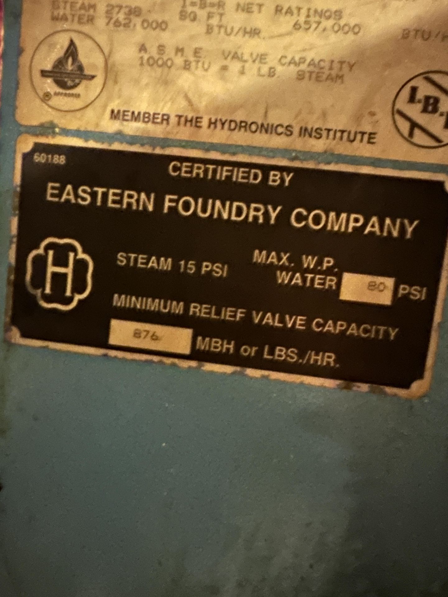 {LOT} In Boiler Room c/o: (2) Smith Cast Iron Boilers 19 Series 8 #F94588 (See Pictures), w/Tanks, - Image 6 of 6