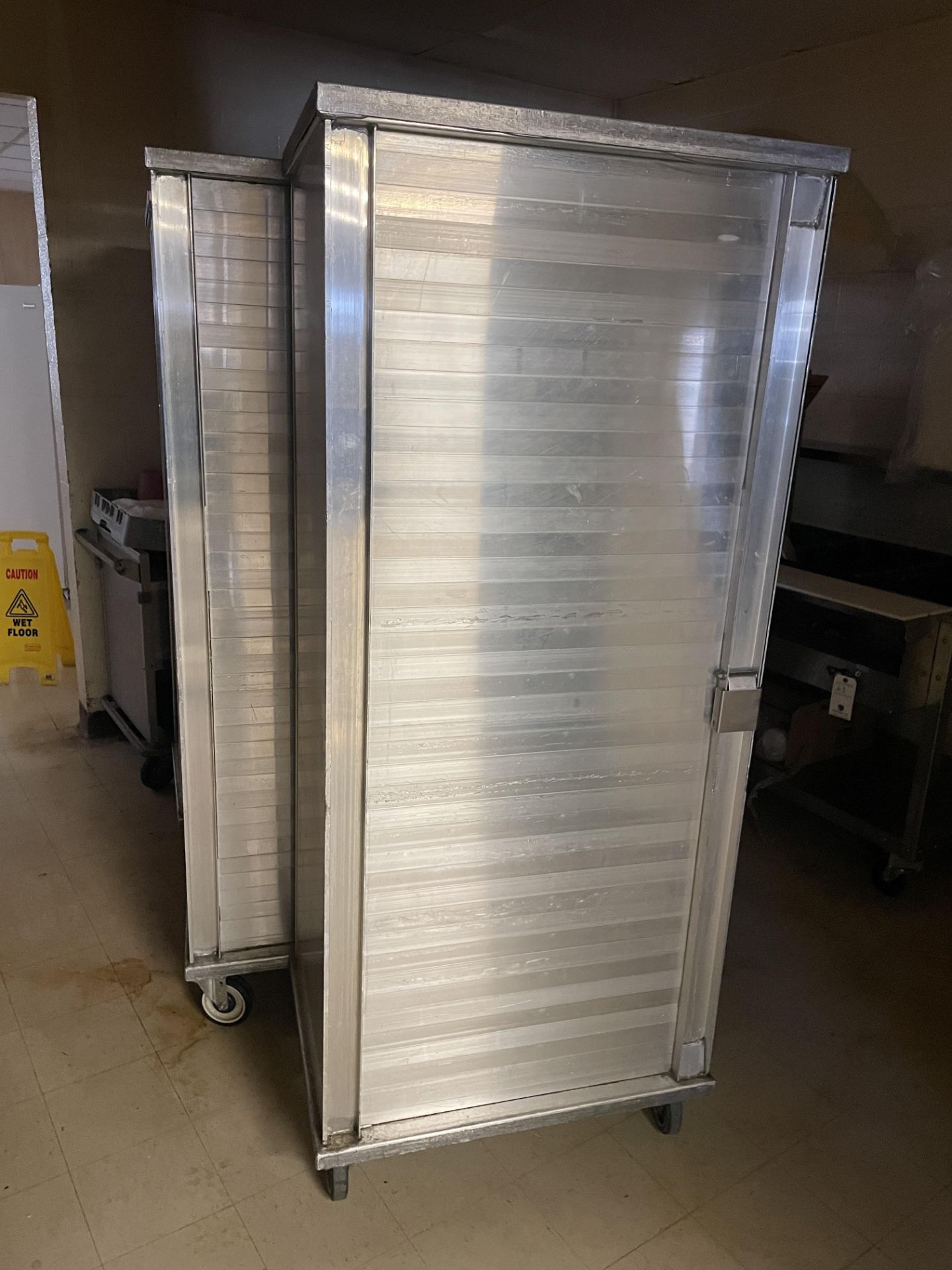 (8) 20 Section All SS Portable Enclosed Sheet Pan Racks - Image 4 of 4