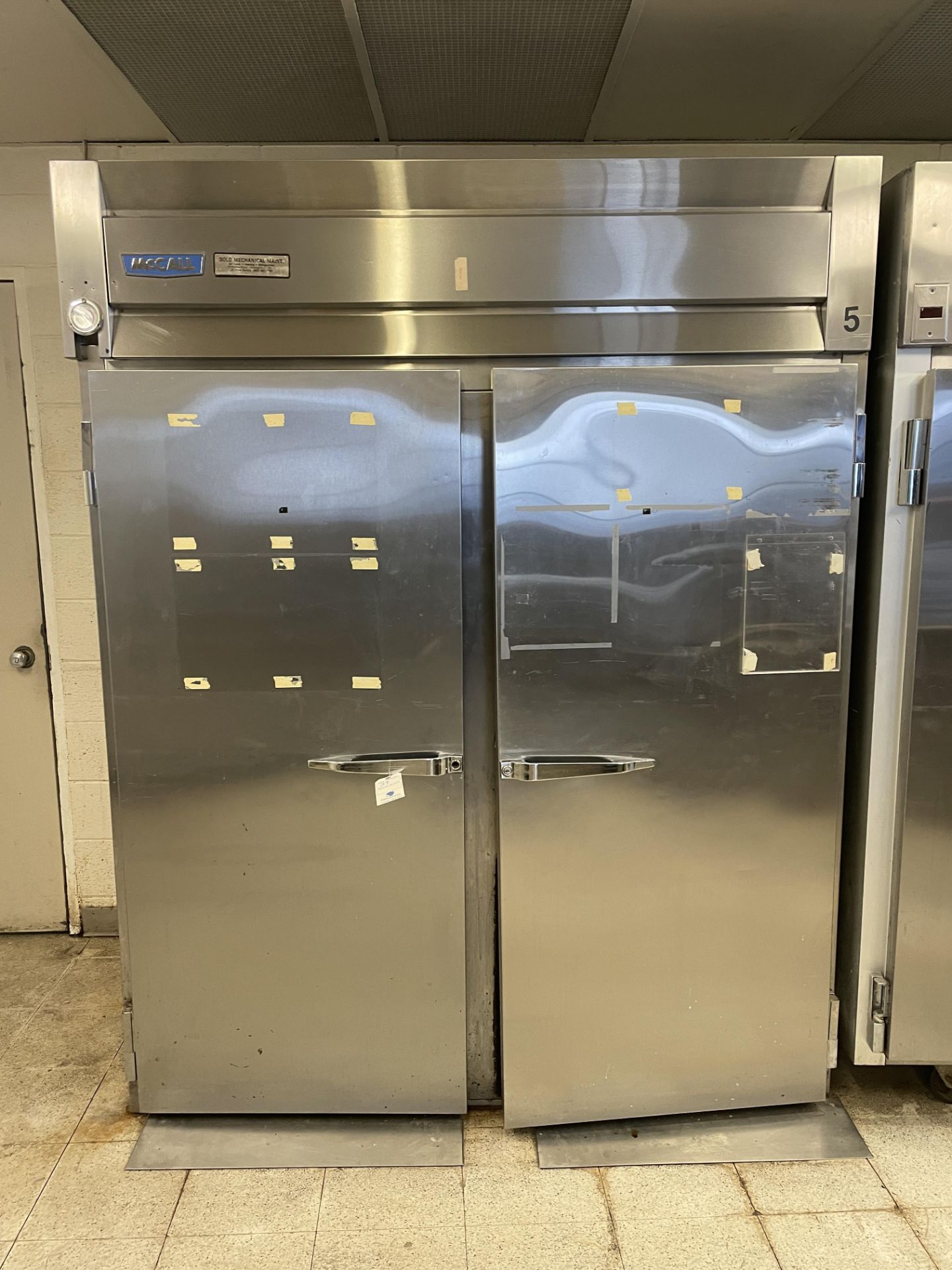 START OF KITCHEN McCall #1002 Double Roll in Commercial Refrigerator/Freezer, Self Contained,