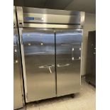 McCall #4045FZ 2 Door Stainless Steel Self Contained Portable Commercial Freezer w/Digital