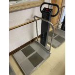 ScaleTronix 800 Lb. Capacity Digital Scale w/Wide Platform S/N: 6702-7205 & Calibration Weight