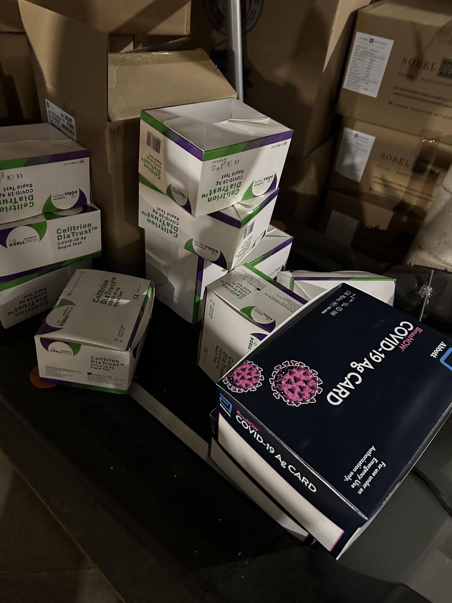 {LOT} Covid AG Test Kits & Celltrion Diatrust Covid 19 Rapid Test on Cart & Pallet - Image 3 of 3