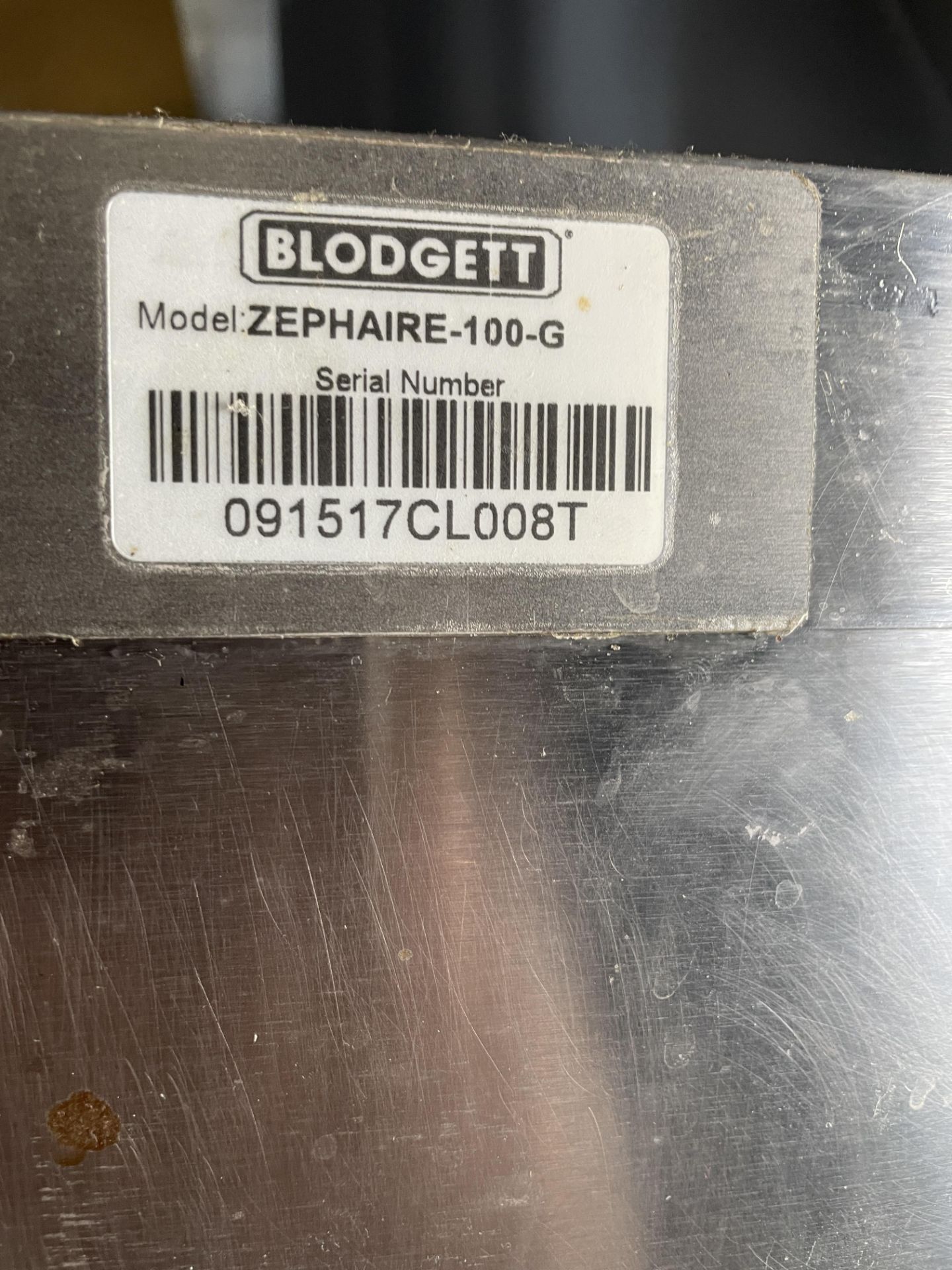 Blodgett #Zephaire100G, Gas Stacking Portable 2 Door Convection Oven (MUST BE DISCONNECTED - Image 2 of 3