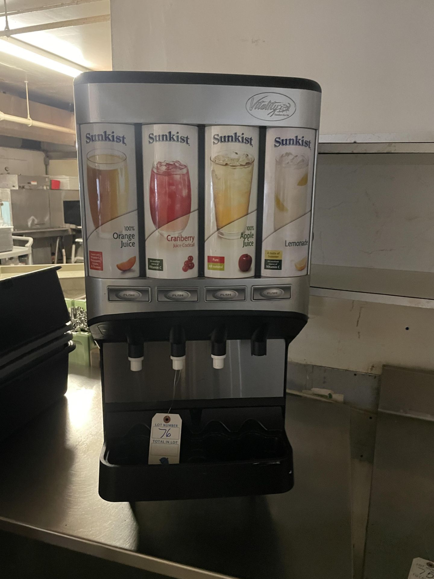 Vitality #EX-48EPH 4 Section Beverage Dispensing Unit