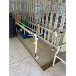 {LOT} Midland Adjustable Handle Balance Physical Therapy Walk Training Unit, 10' w/Built in Platform