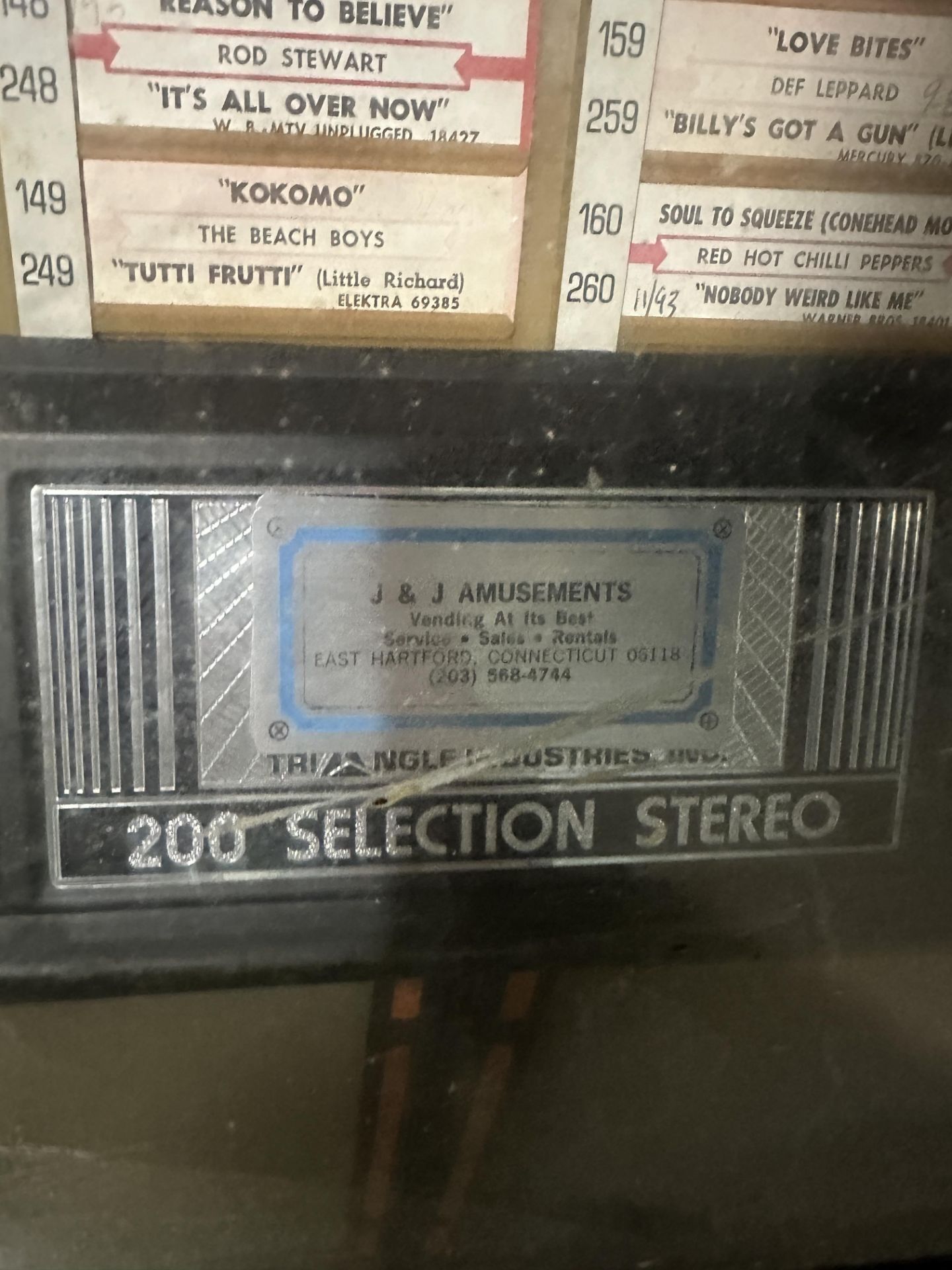 Rowe Ami Coin Operated Jukebox w/200 Selection - Year Unknown & No Key - Image 3 of 5