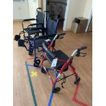 {LOT} Walker & (2) Wheelchairs