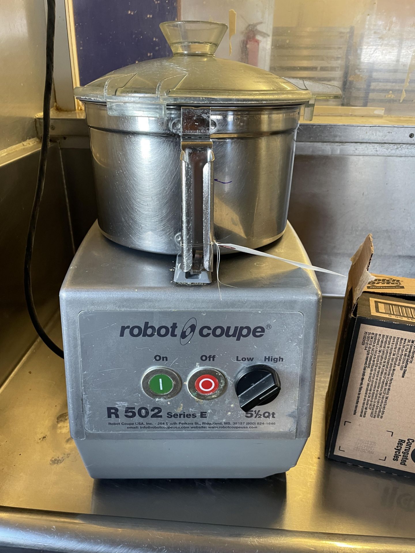 Robot Coupe #R502 Series E, 5 1/2 Quart Food Processor