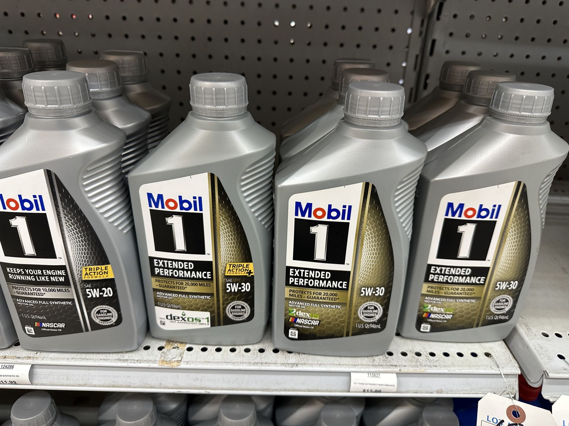 (37) Quarts of Mobile 1 Fully Synthetic 5W-30, 0W-30, 5W-20 Motor Oil Dexos Approved Being Sold By - Image 4 of 4