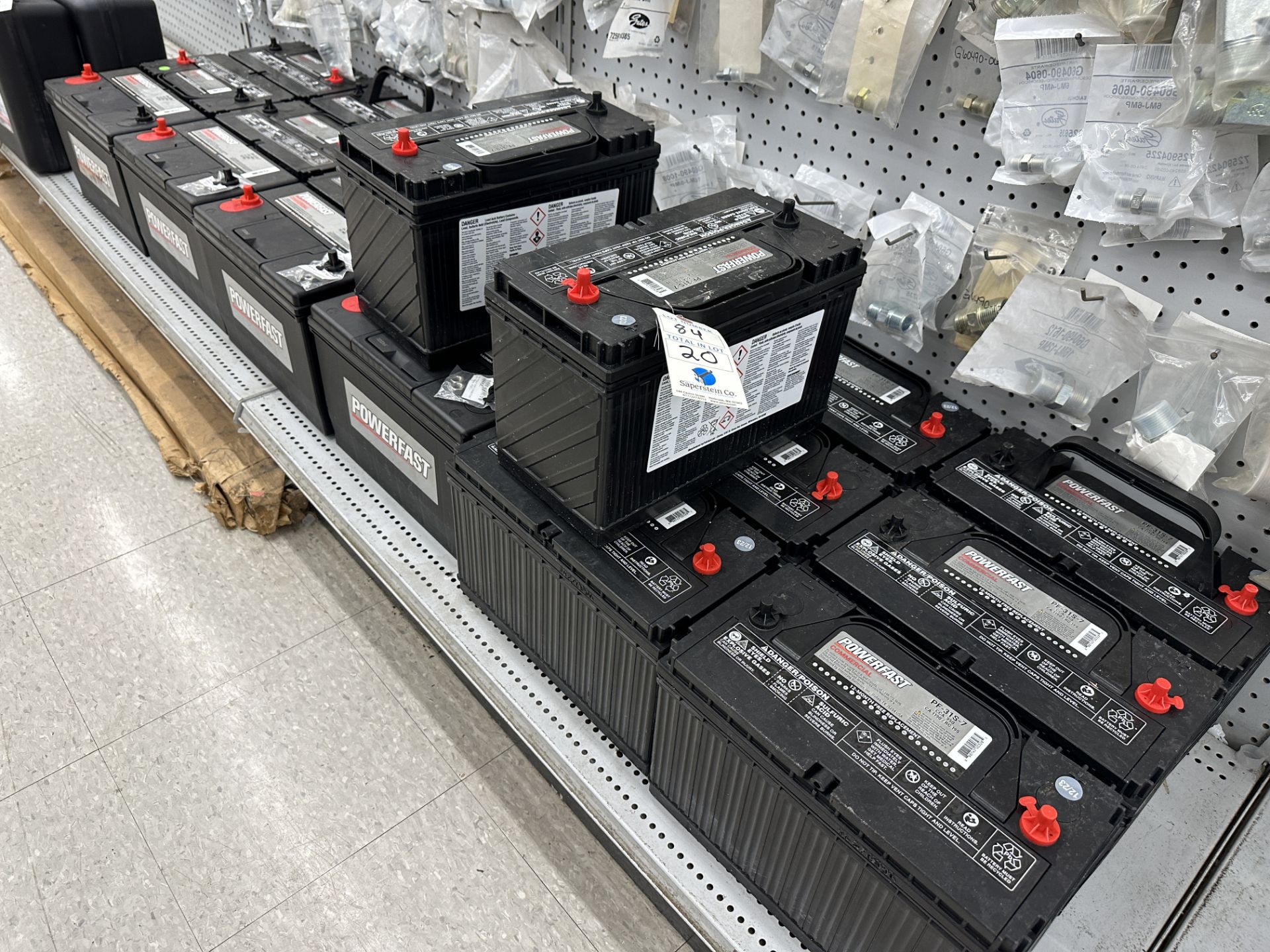 (20) Powerfast Group 31S, Industrial/Commercial 12V Batteries, 1000 Cranking Amps (BEING SOLD BY THE