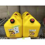 {LOT} (4) Midwest Can5 Gallon Diesel Fuel Cans