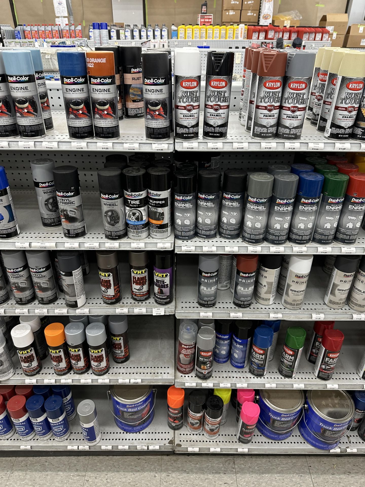 {LOT} Approx 619 Pieces of Duplicolor Vehicle Specific Paint c/o: Engine Paint, Wheel Paint, Enamel, - Image 3 of 7