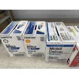 {LOT} 5 Asst. Cases of Mobil, Cam2 & Shell 5W-40 & 15W-40 & 30W Diesel Oil BEING SOLD BY THE LOT