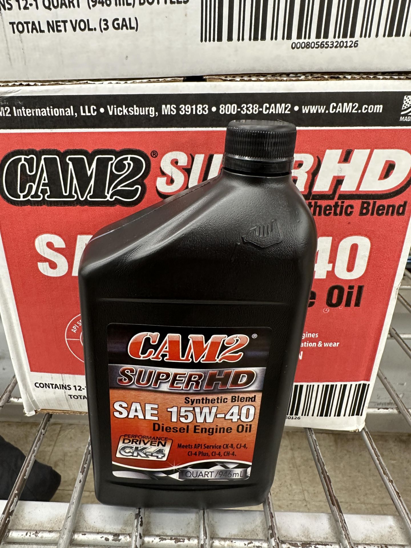 (3) Cases of Cam2 15W-40 Diesel Engine Oil (12) Bottles Per Case Being Sold By The Case - Image 3 of 4