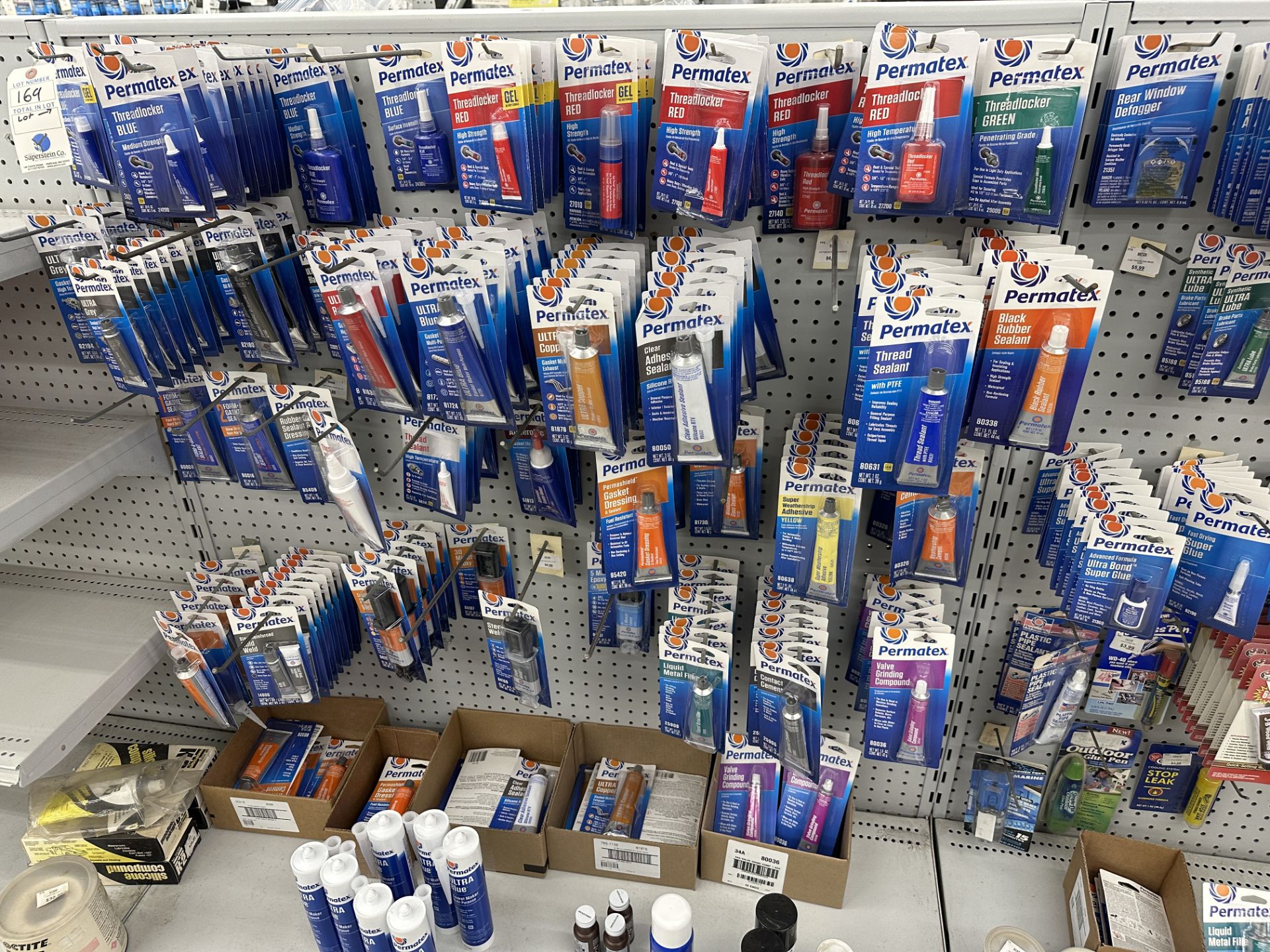 {LOT} Approx. 300 Pieces of Permatex & JB Weld Adhesives & Auto Chemicals c/o: Threadlocker, RTV - Image 4 of 6