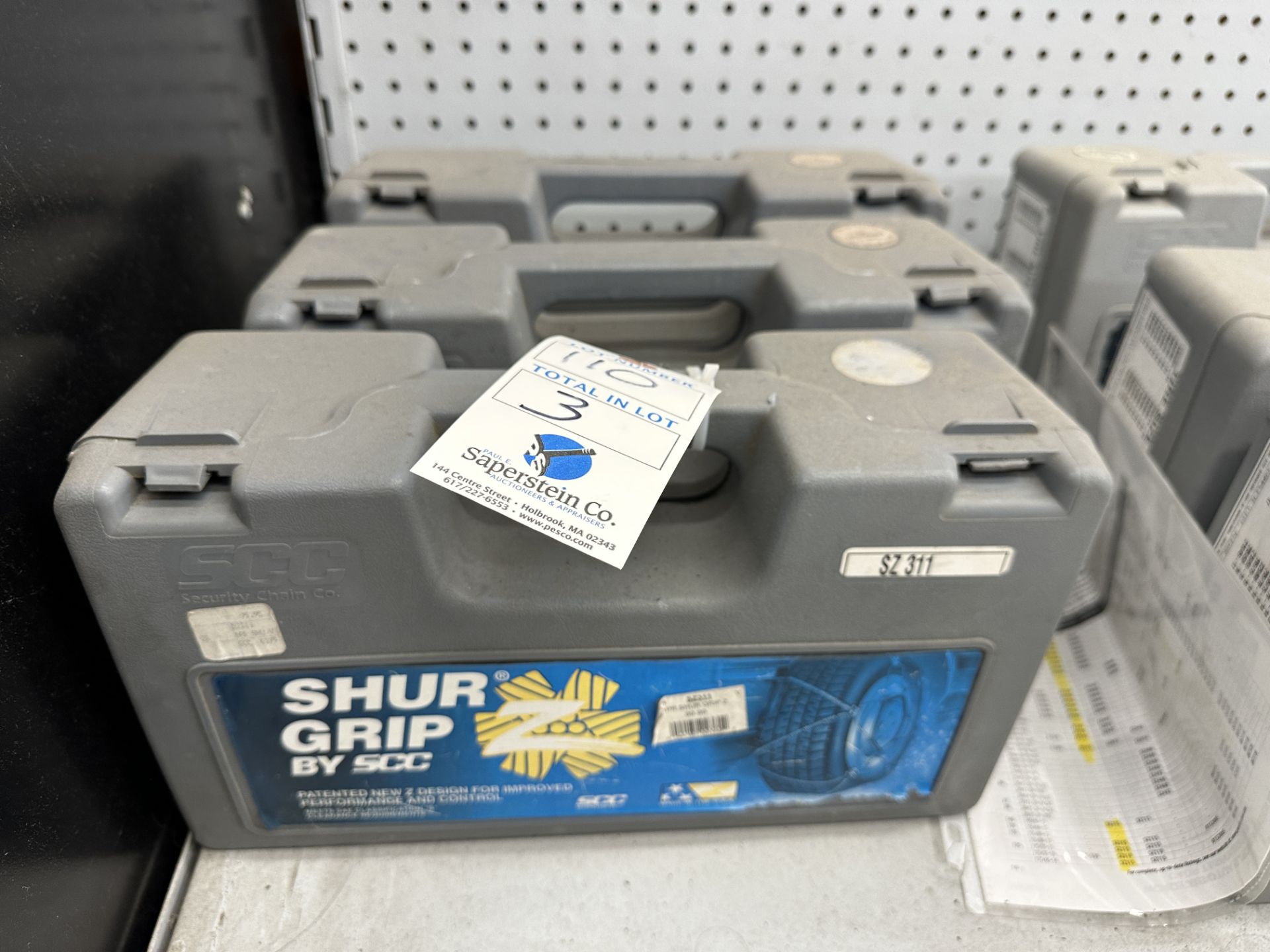 (3) Cases SCC Shur Grip Tire Chains (BEING SOLD BY THE PIECE)