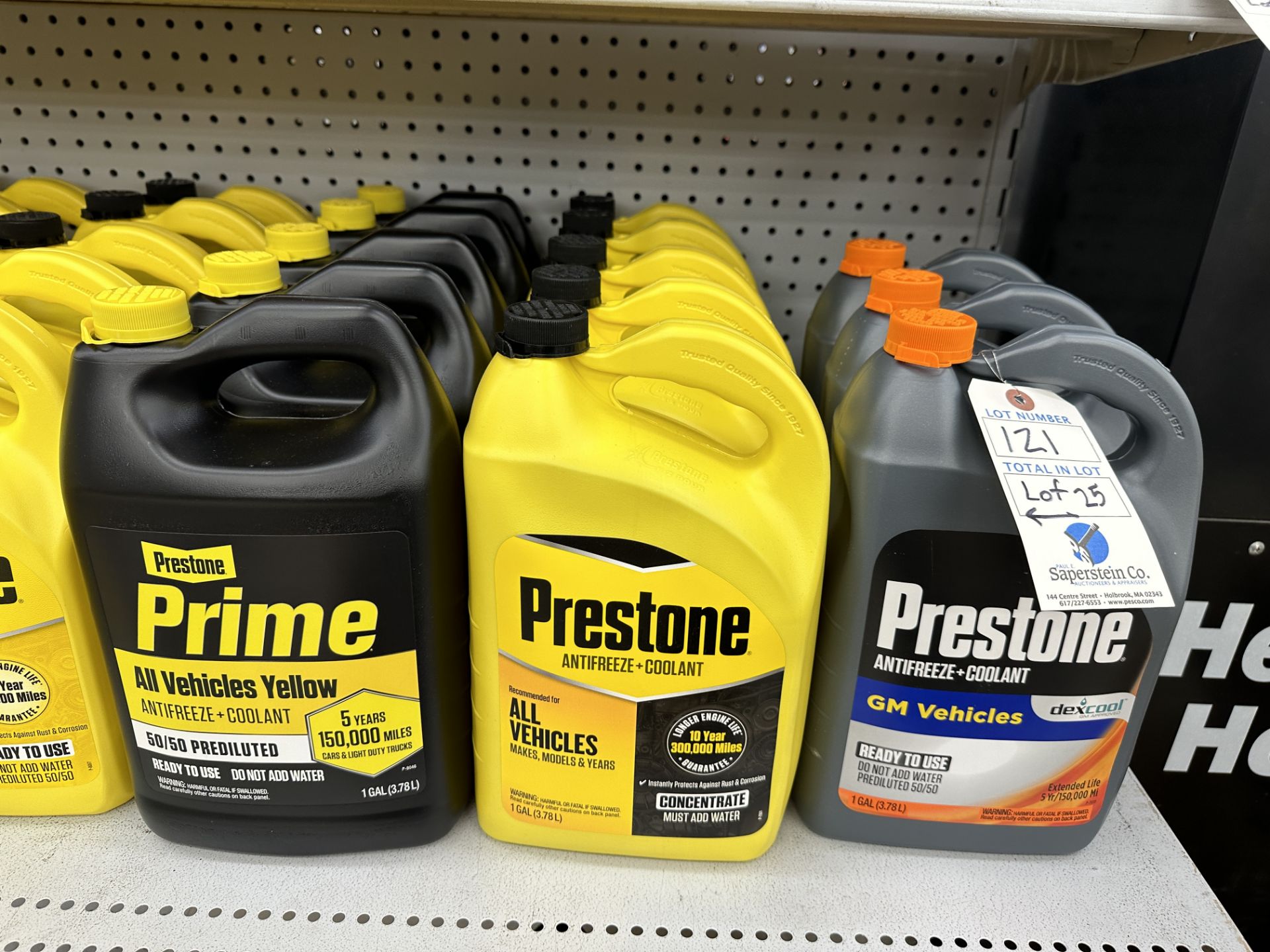 {LOT} 27 1 Gallon Containers of Prestone Anti Freeze & Coolant/Dexcool/Universal - Image 2 of 3