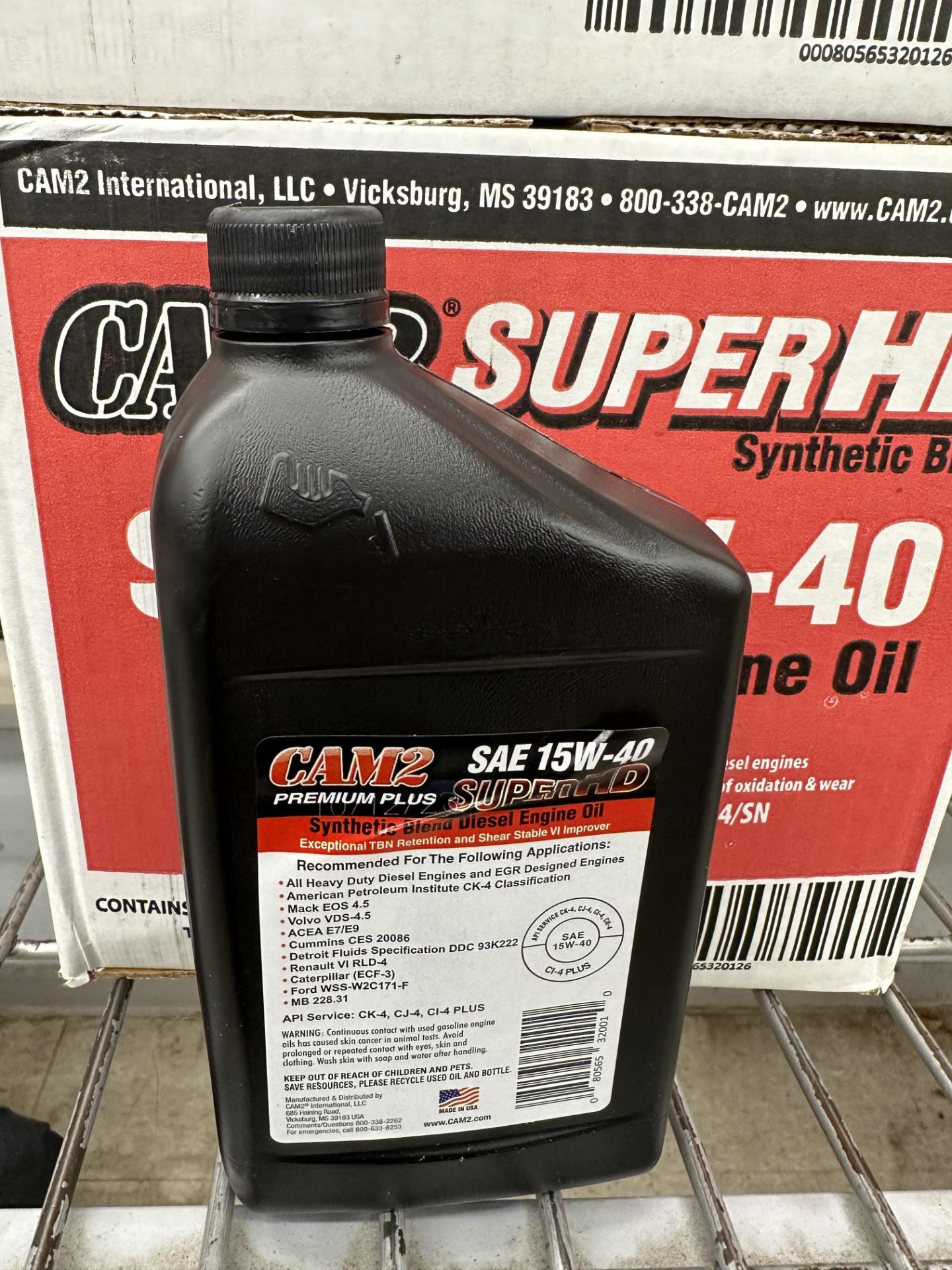 (3) Cases of Cam2 15W-40 Diesel Engine Oil (12) Bottles Per Case Being Sold By The Case - Image 4 of 4